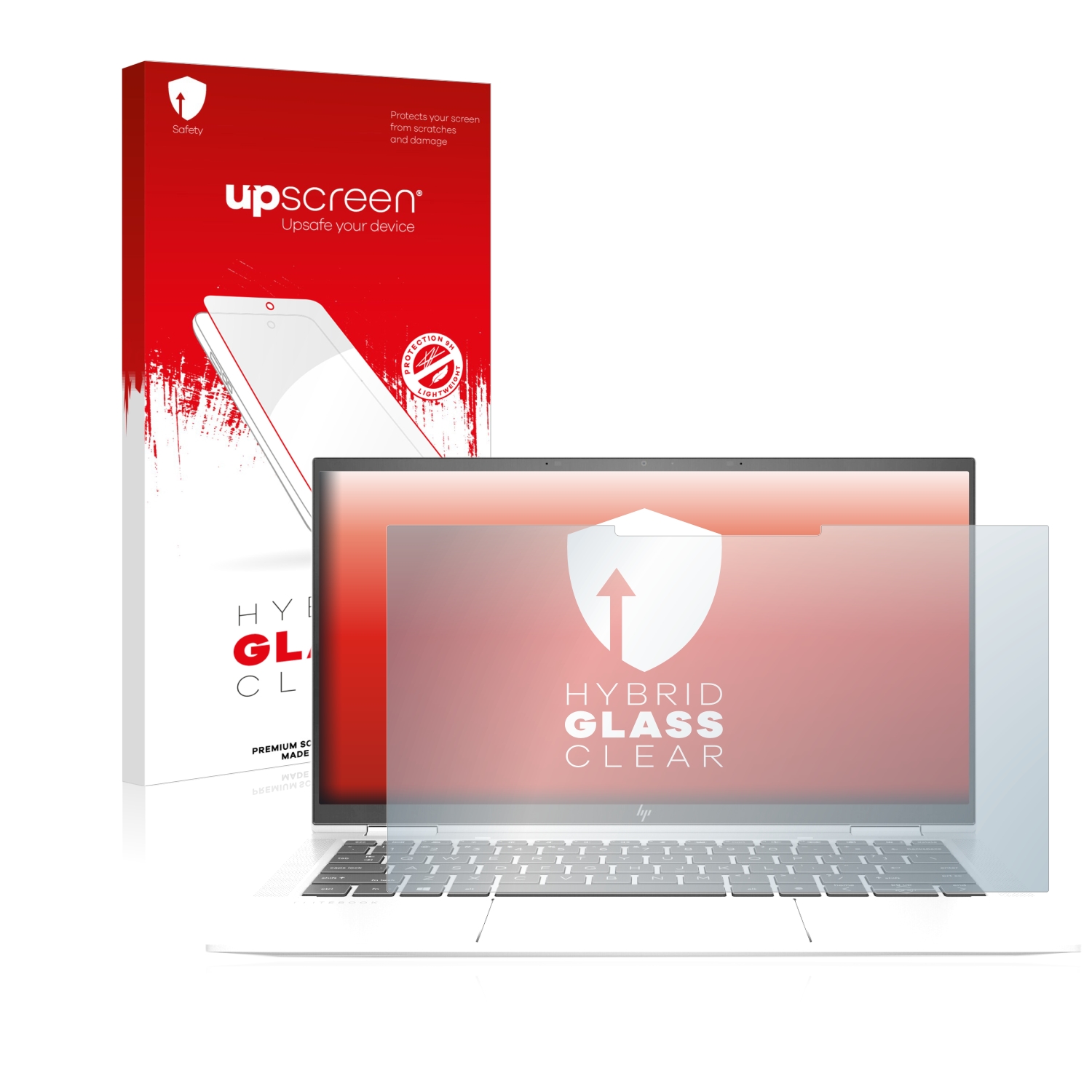 čirá skleněná fólie upscreen Hybrid Glas pro HP EliteBook x360 1030 G7