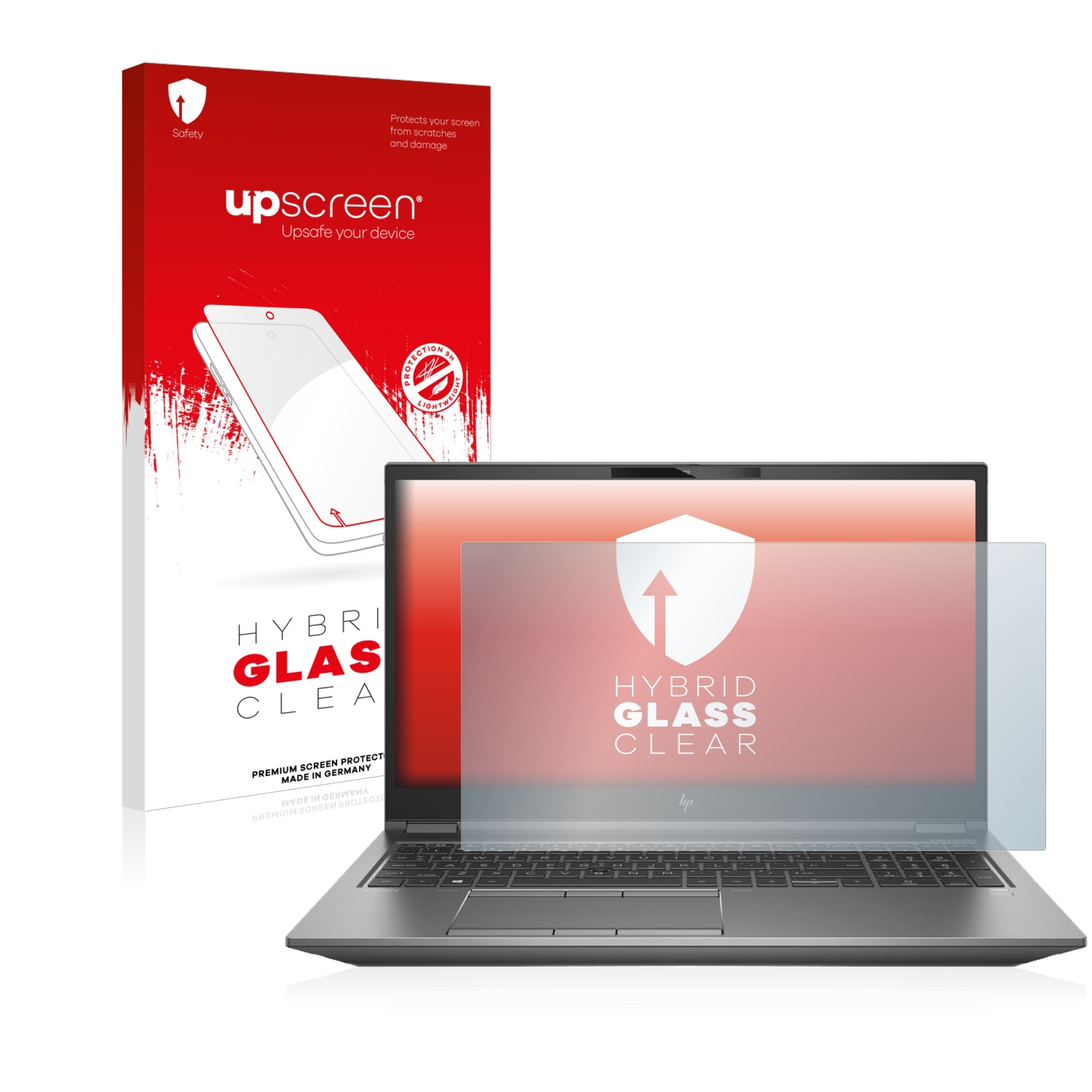 čirá skleněná fólie upscreen Hybrid Glas pro HP ZBook Fury 17 G7 Non-touch