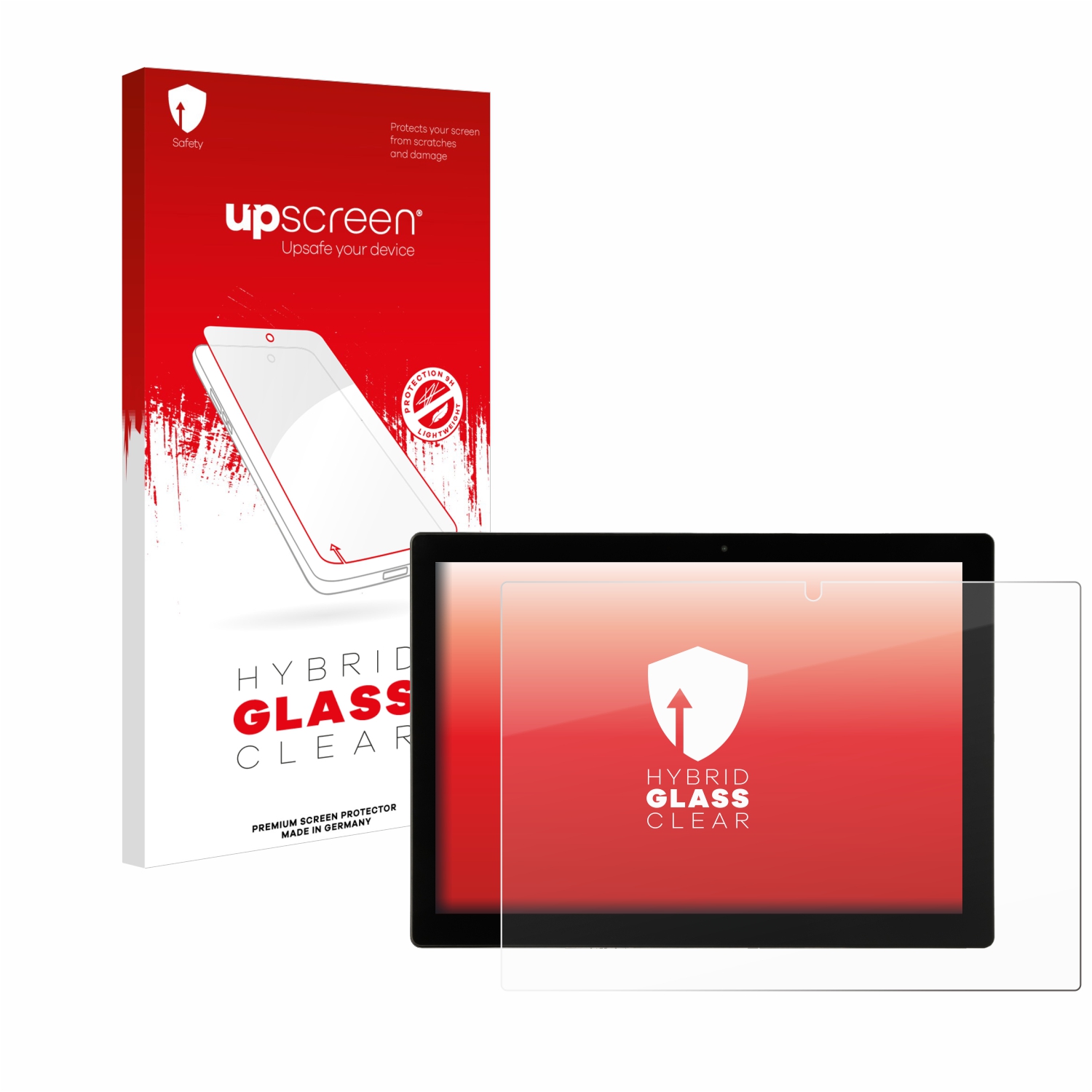 čirá skleněná fólie upscreen Hybrid Glas pro Hyrican Enwo Pad