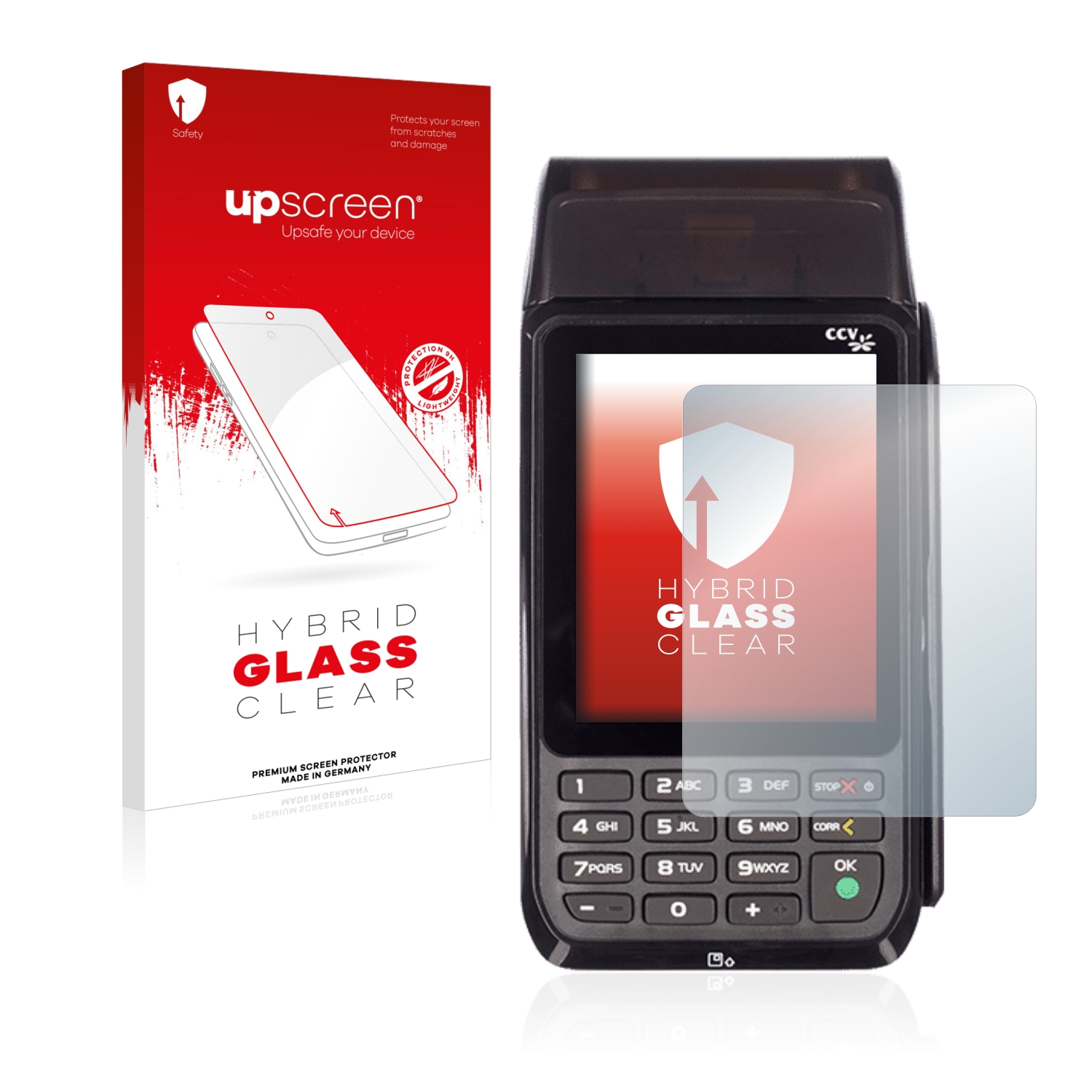 čirá skleněná fólie upscreen Hybrid Glas pro CCV Mobile Premium