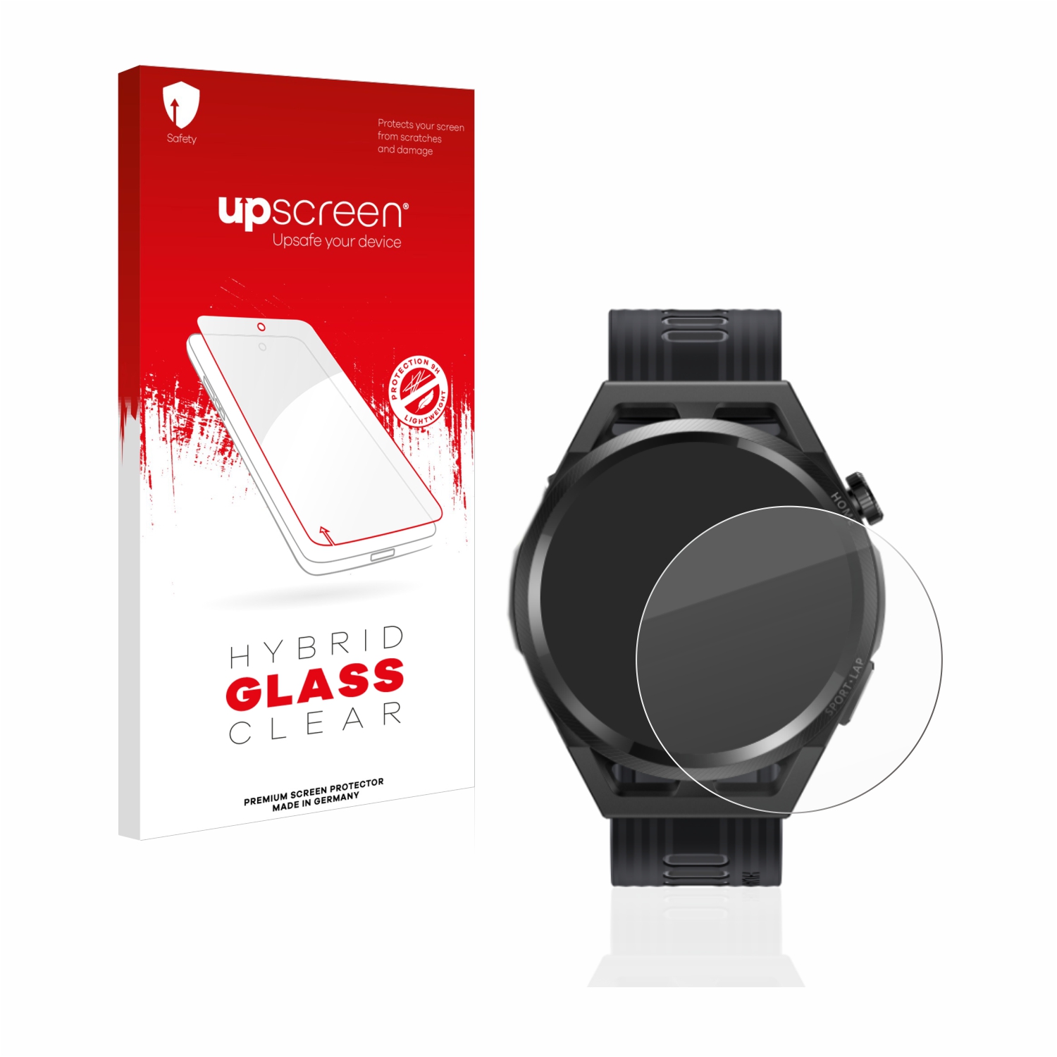 čirá skleněná fólie upscreen Hybrid Glas pro Huawei Watch GT Runner