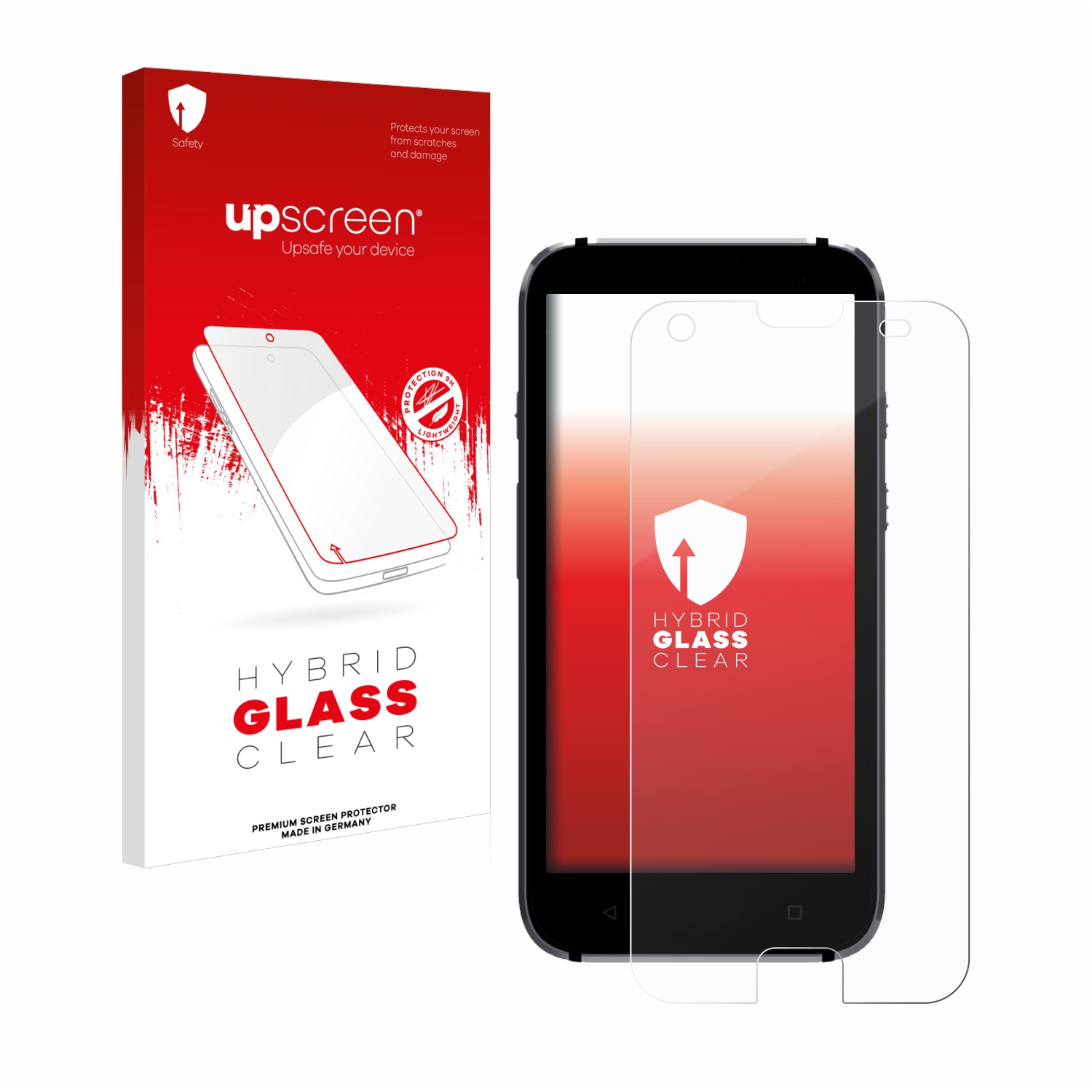 čirá skleněná fólie upscreen Hybrid Glas pro Ascom Myco 3