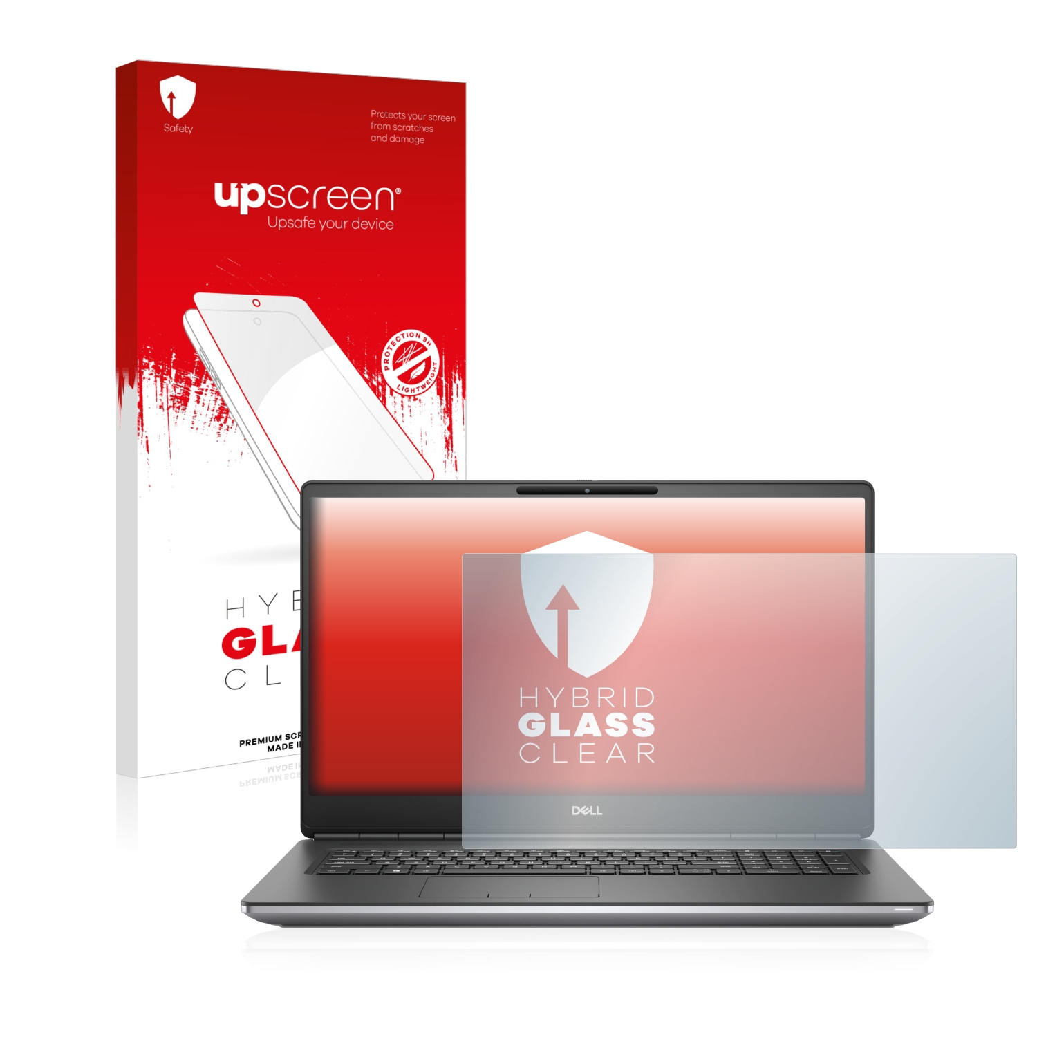 čirá skleněná fólie upscreen Hybrid Glas pro Dell Precision 7760
