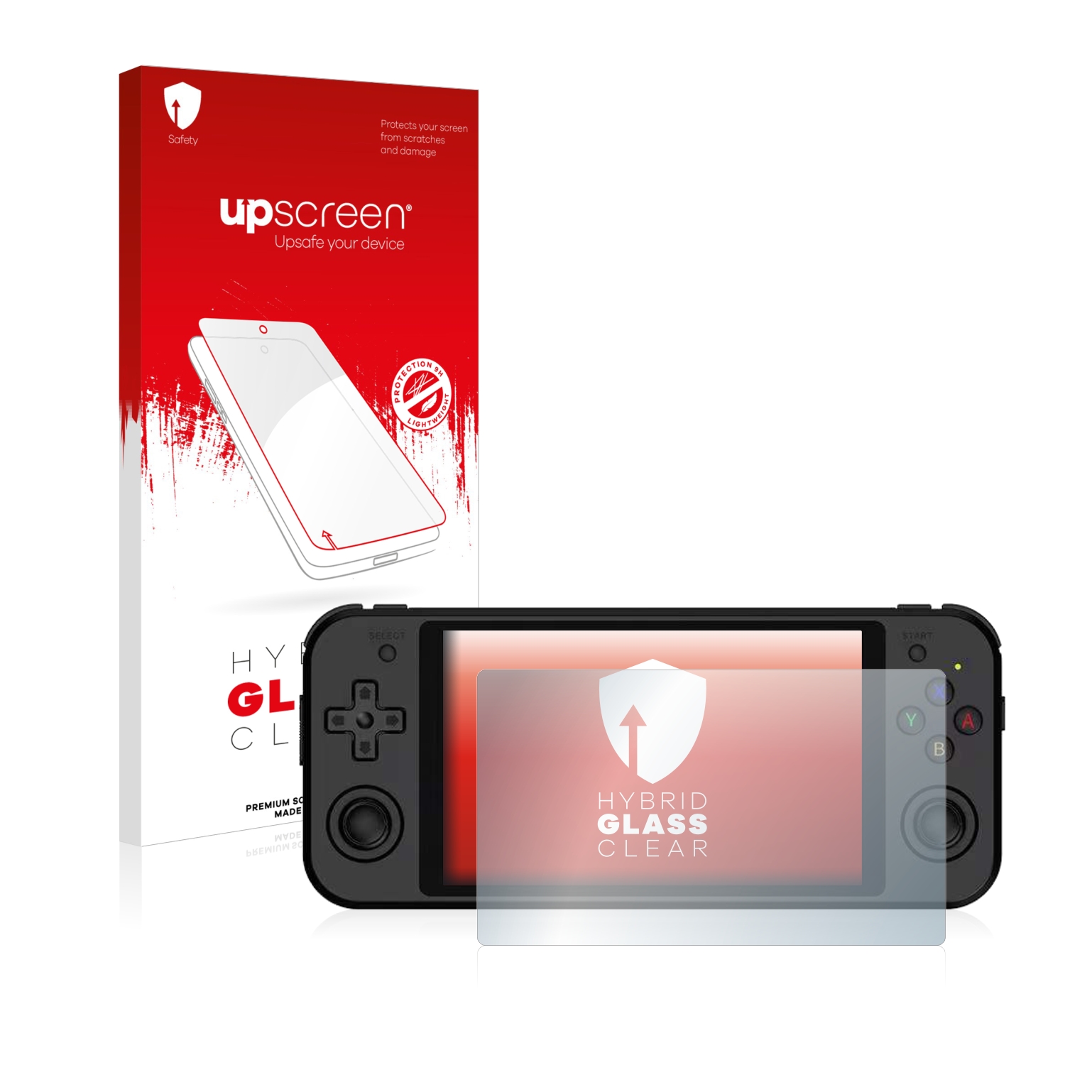 čirá skleněná fólie upscreen Hybrid Glas pro Anbernic RG552