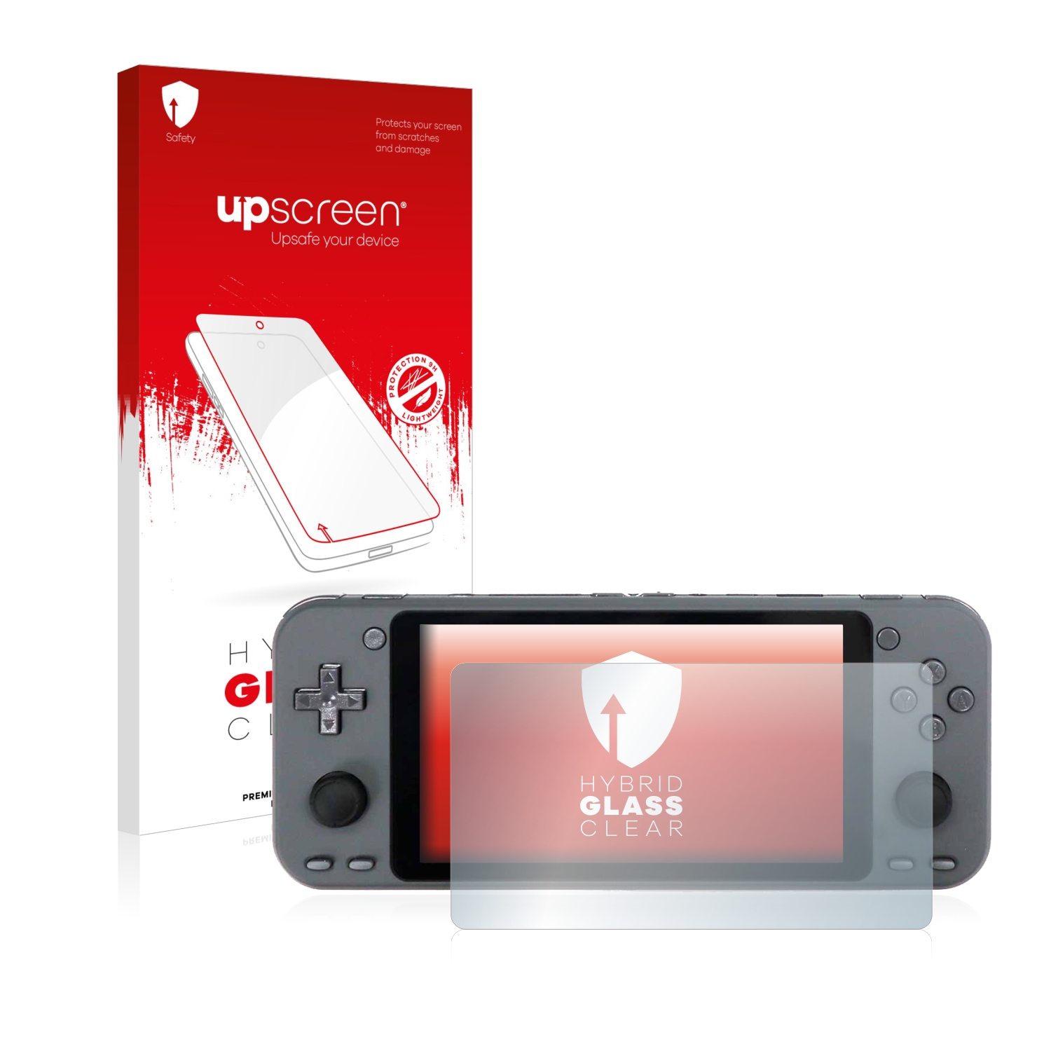 čirá skleněná fólie upscreen Hybrid Glas pro Hardkernel Odroid-Go Super