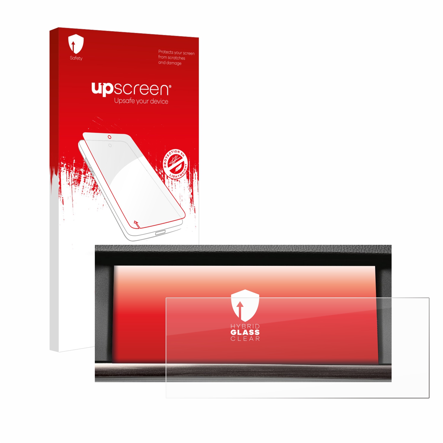 čirá skleněná fólie upscreen Hybrid Glas pro BMW X3 F25 Navigation Professional 8.8