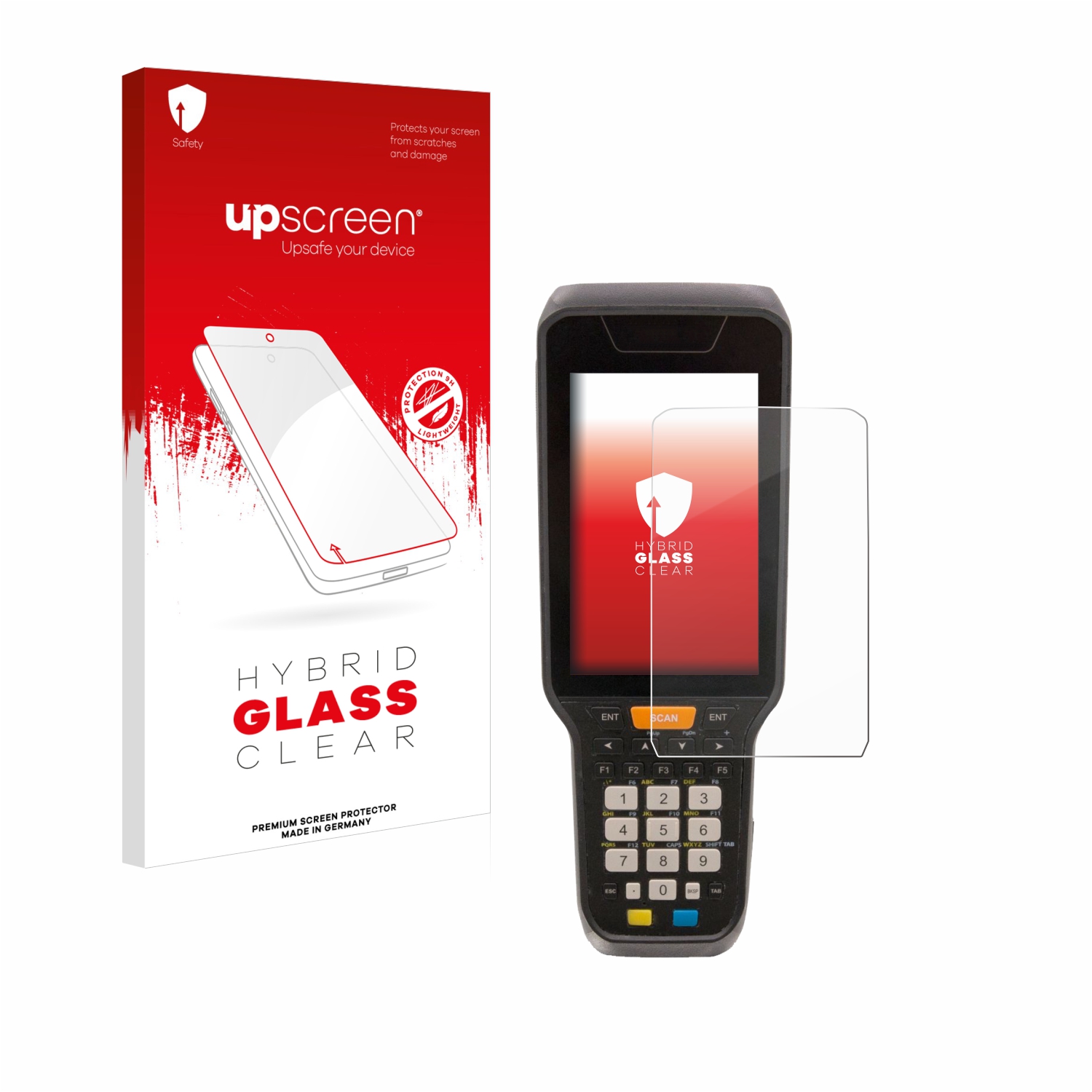 čirá skleněná fólie upscreen Hybrid Glas pro Datalogic Skorpio X5