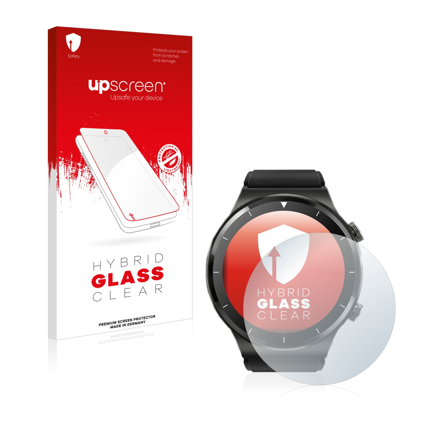 čirá skleněná fólie upscreen Hybrid Glas pro Blackview R7 Pro