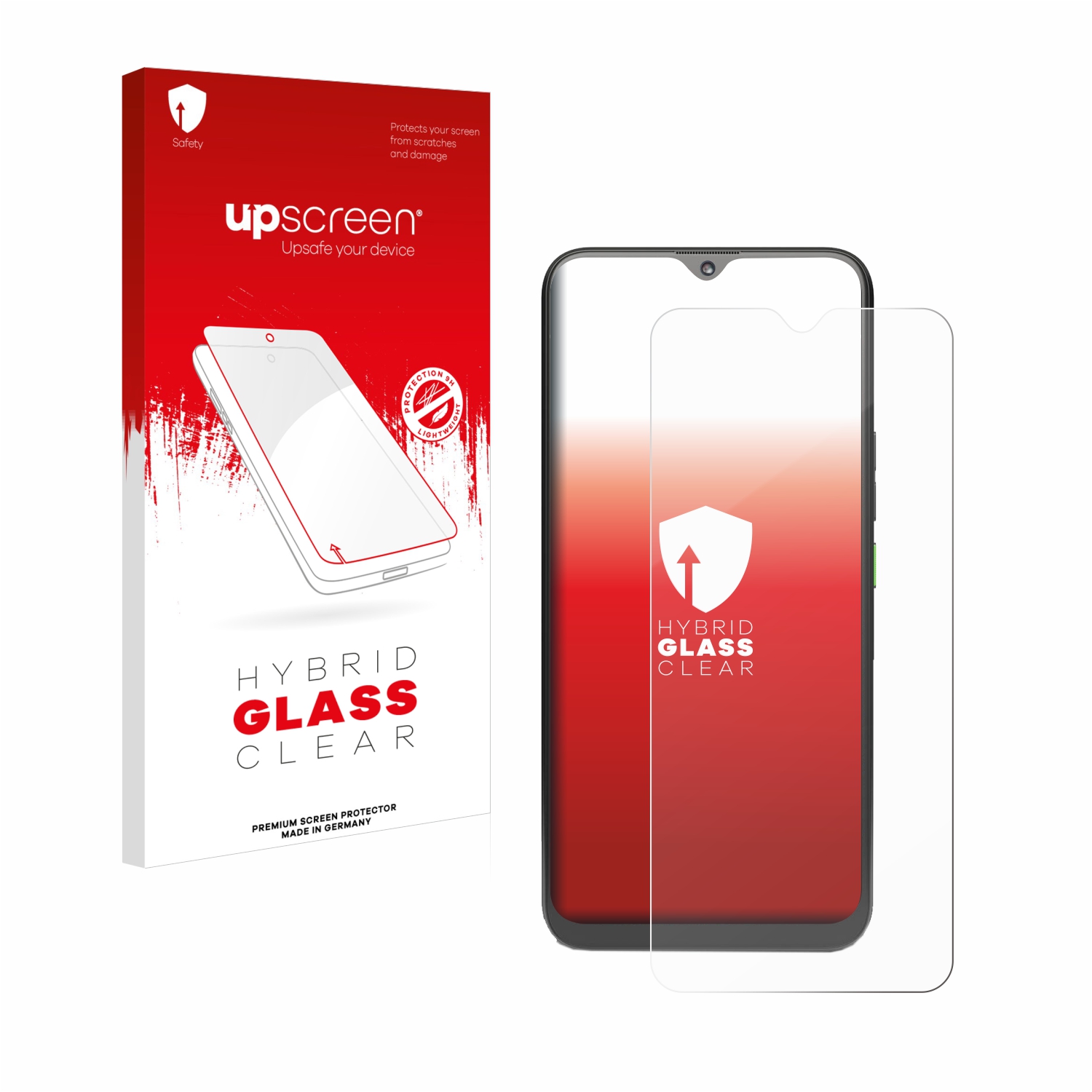 čirá skleněná fólie upscreen Hybrid Glas pro 4G Systems Rephone