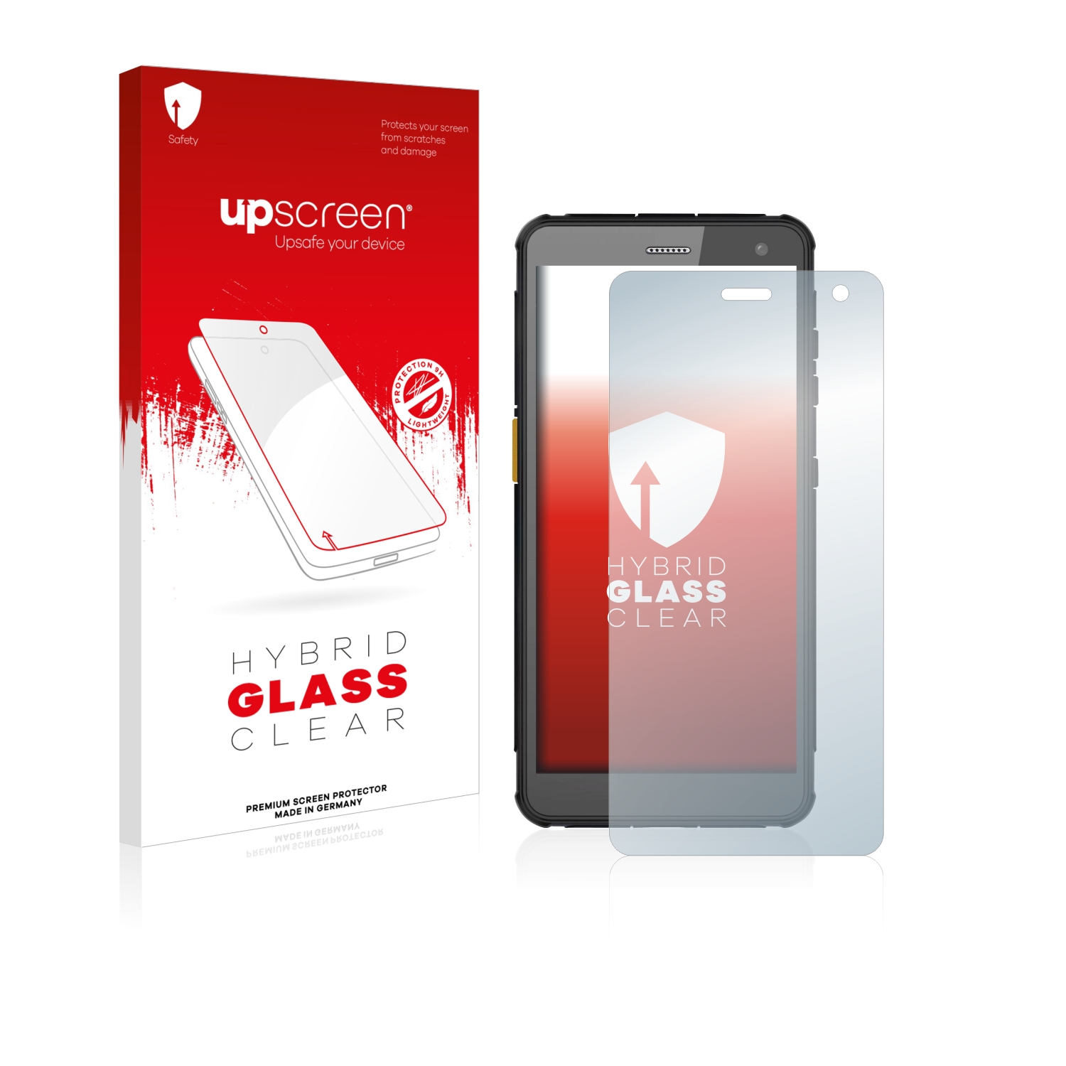 čirá skleněná fólie upscreen Hybrid Glas pro i.safe MOBILE IS655.RG