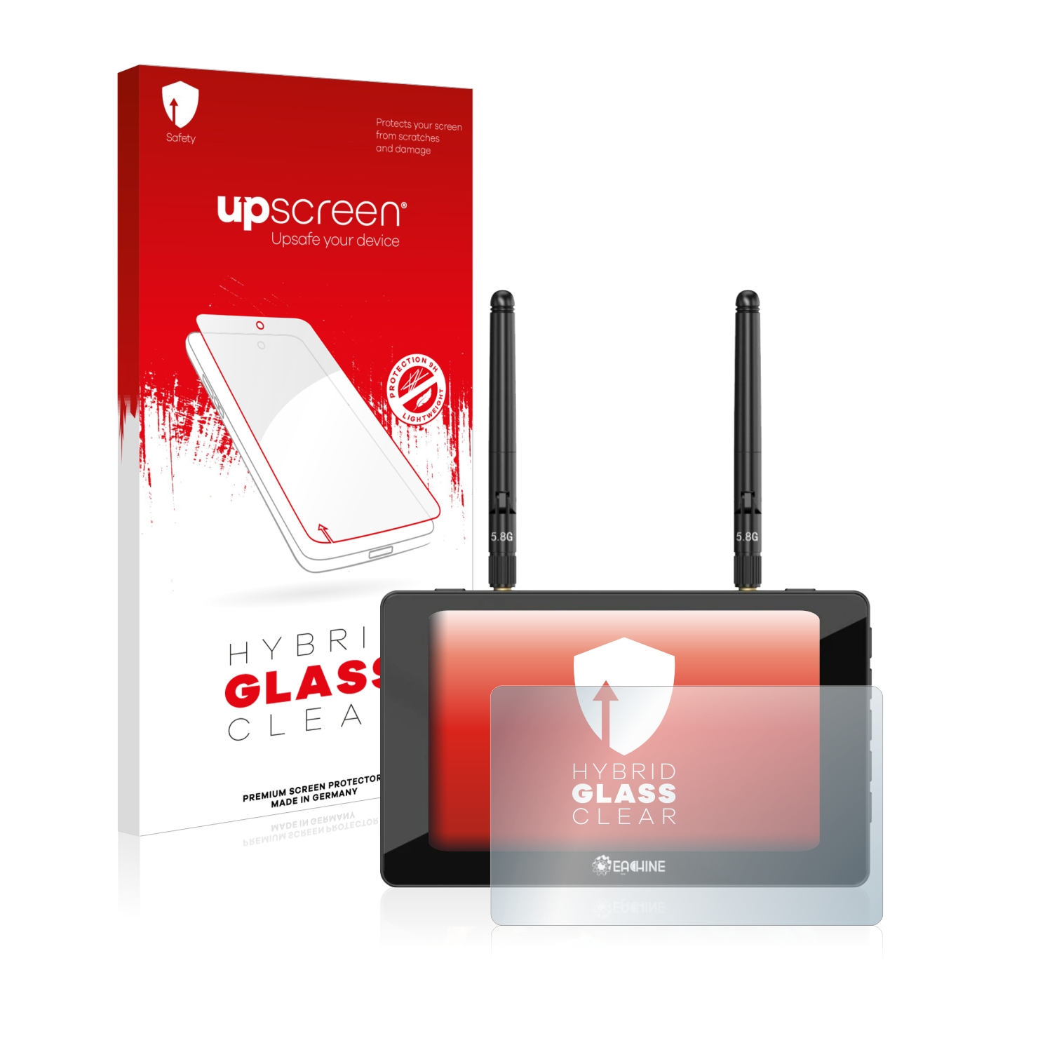 čirá skleněná fólie upscreen Hybrid Glas pro Eachine Moneagle 5