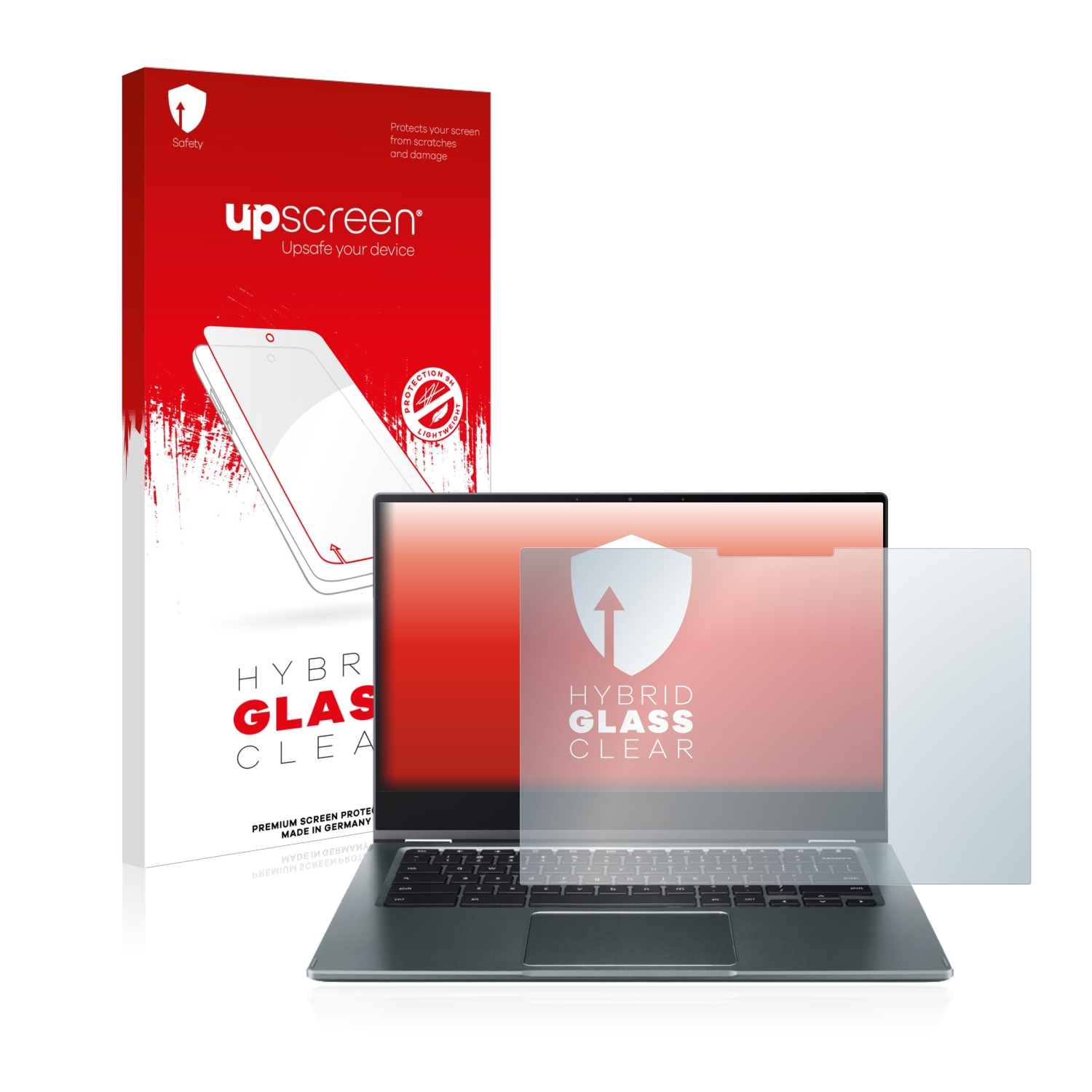 čirá skleněná fólie upscreen Hybrid Glas pro Acer Chromebook Spin 514