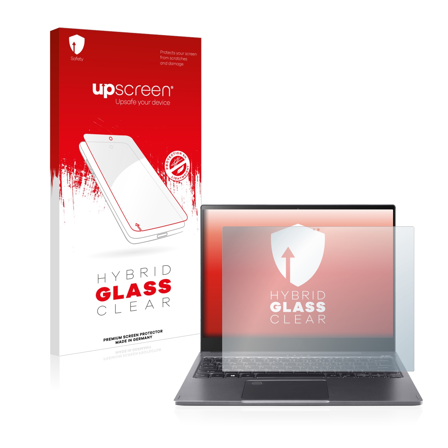 čirá skleněná fólie upscreen Hybrid Glas pro Acer Spin 5 SP513-55N