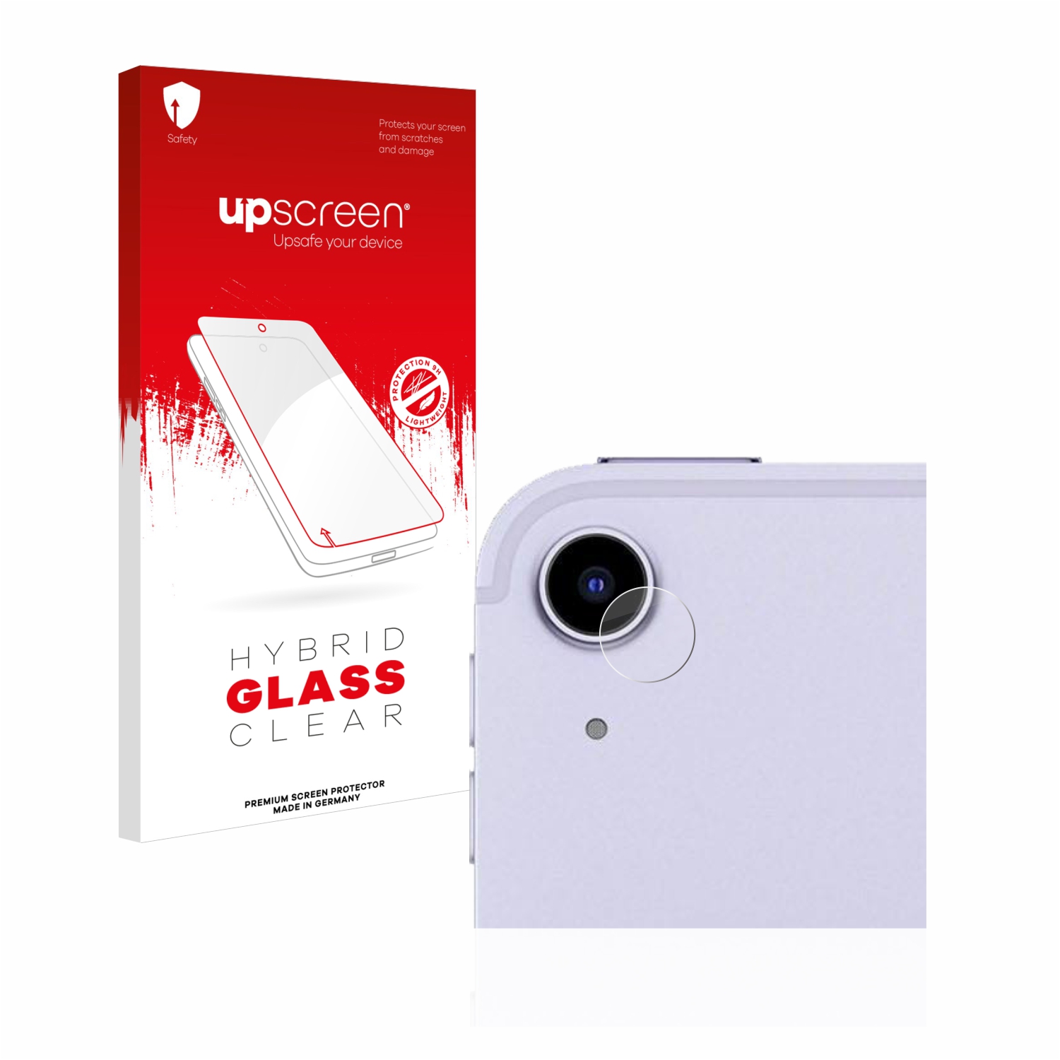 čirá skleněná fólie upscreen Hybrid Glas pro Apple iPad Air 5 WiFi 2022 (pouze kamera, 5. Gen.)