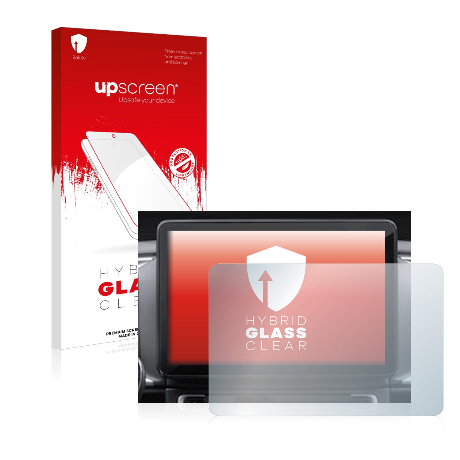 čirá skleněná fólie upscreen Hybrid Glas pro Fiat Ducato 2021 10 Uconnect Radio