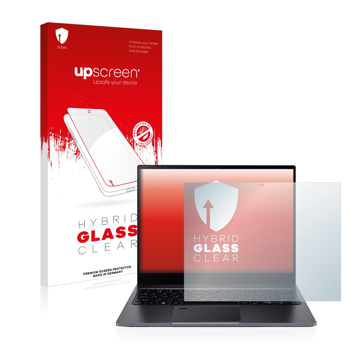 čirá skleněná fólie upscreen Hybrid Glas pro Acer Spin 5 SP513-54N