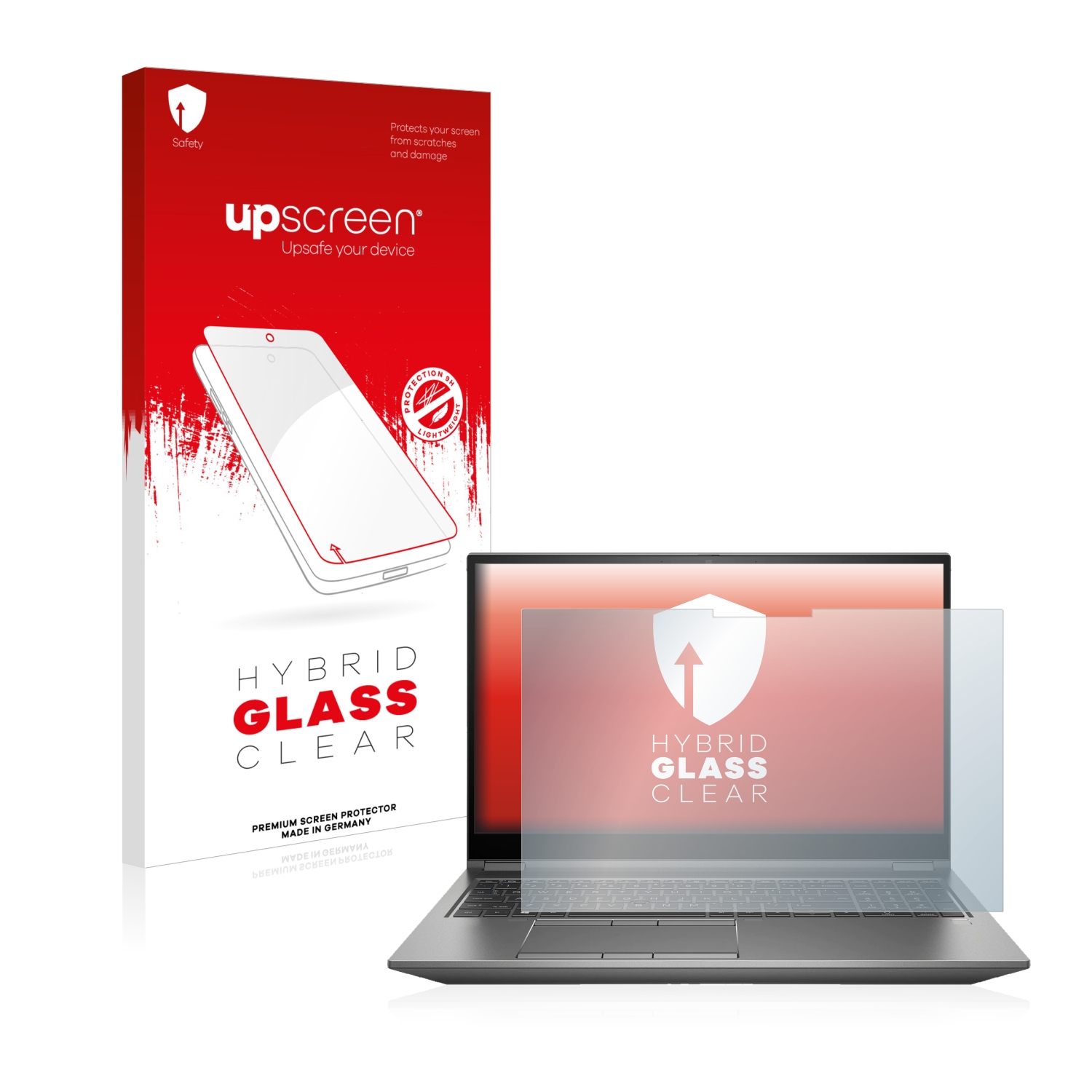 čirá skleněná fólie upscreen Hybrid Glas pro HP ZBook Fury 15 G8 Touch