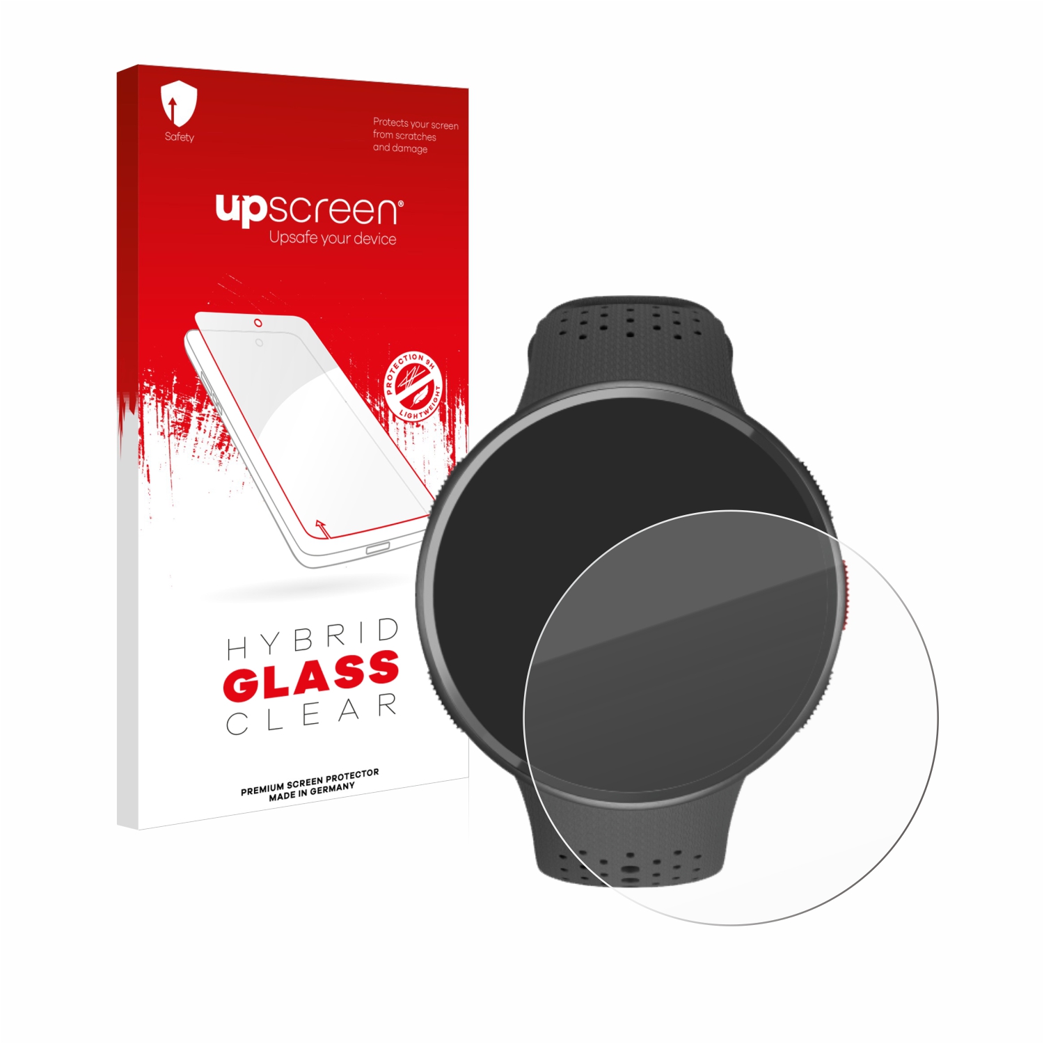 čirá skleněná fólie upscreen Hybrid Glas pro Polar Pacer Pro
