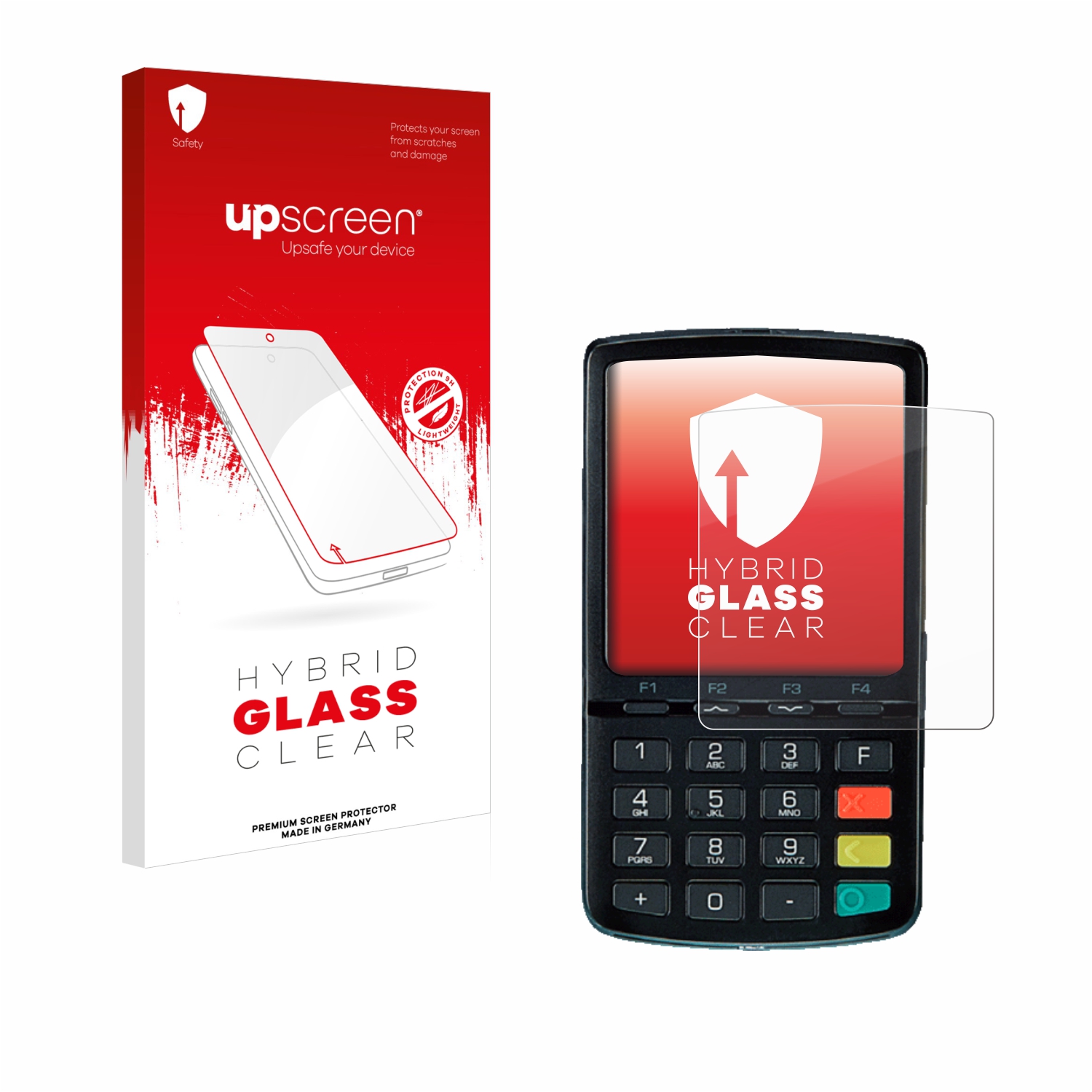 čirá skleněná fólie upscreen Hybrid Glas pro ingenico Link/2500
