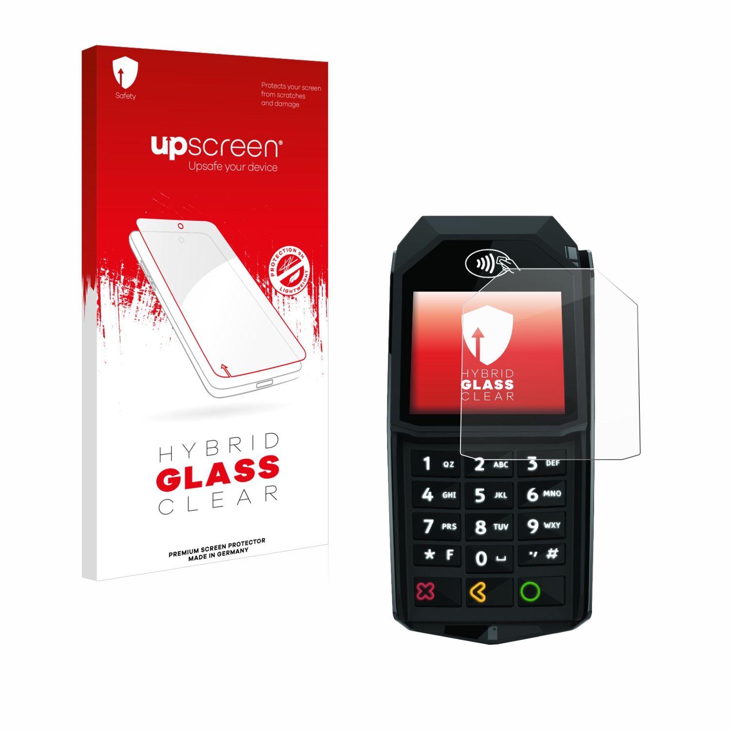čirá skleněná fólie upscreen Hybrid Glas pro ingenico Lane/3000 (touch)
