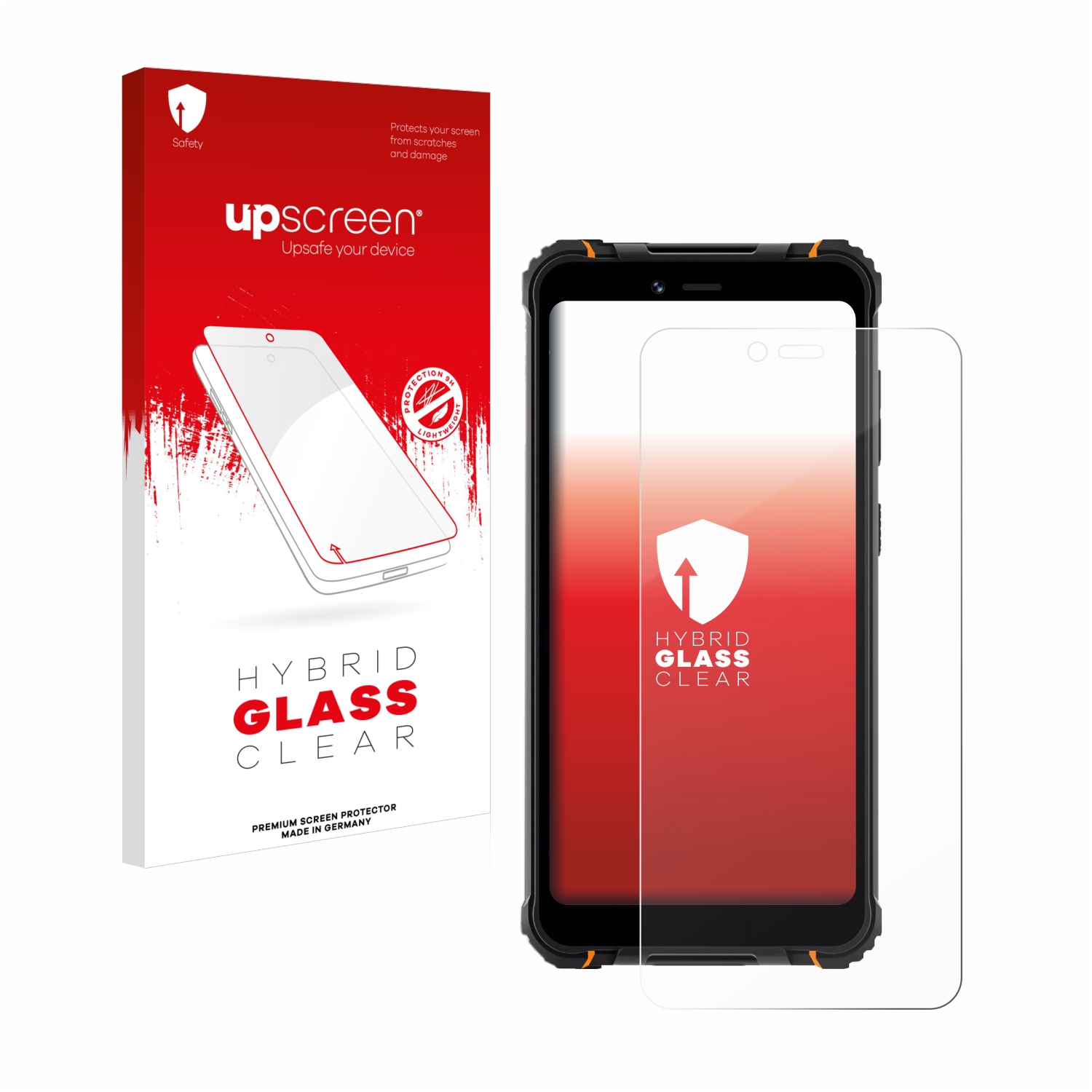 čirá skleněná fólie upscreen Hybrid Glas pro Hotwav T5 Pro