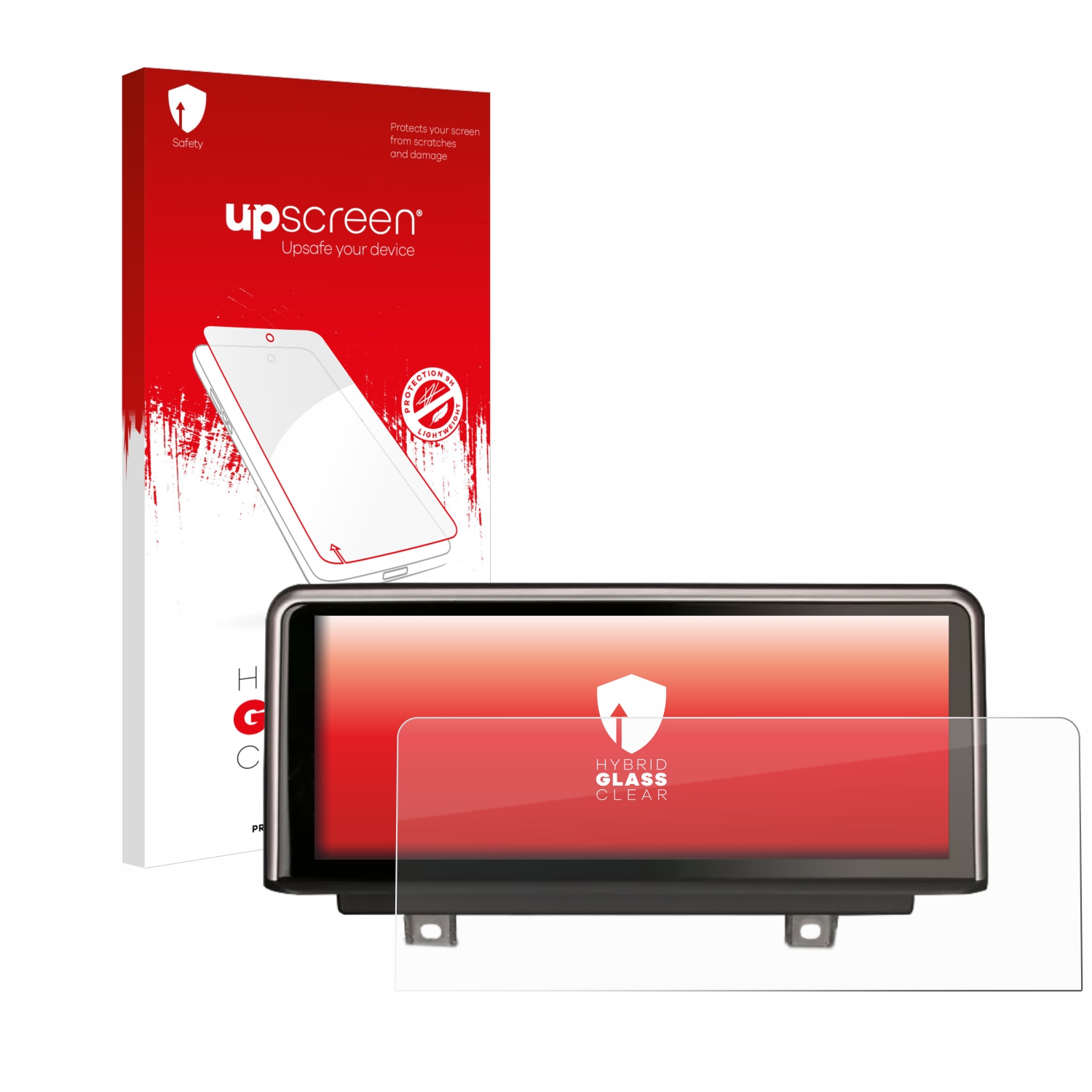 čirá skleněná fólie upscreen Hybrid Glas pro Ersin ES2830B 10.25