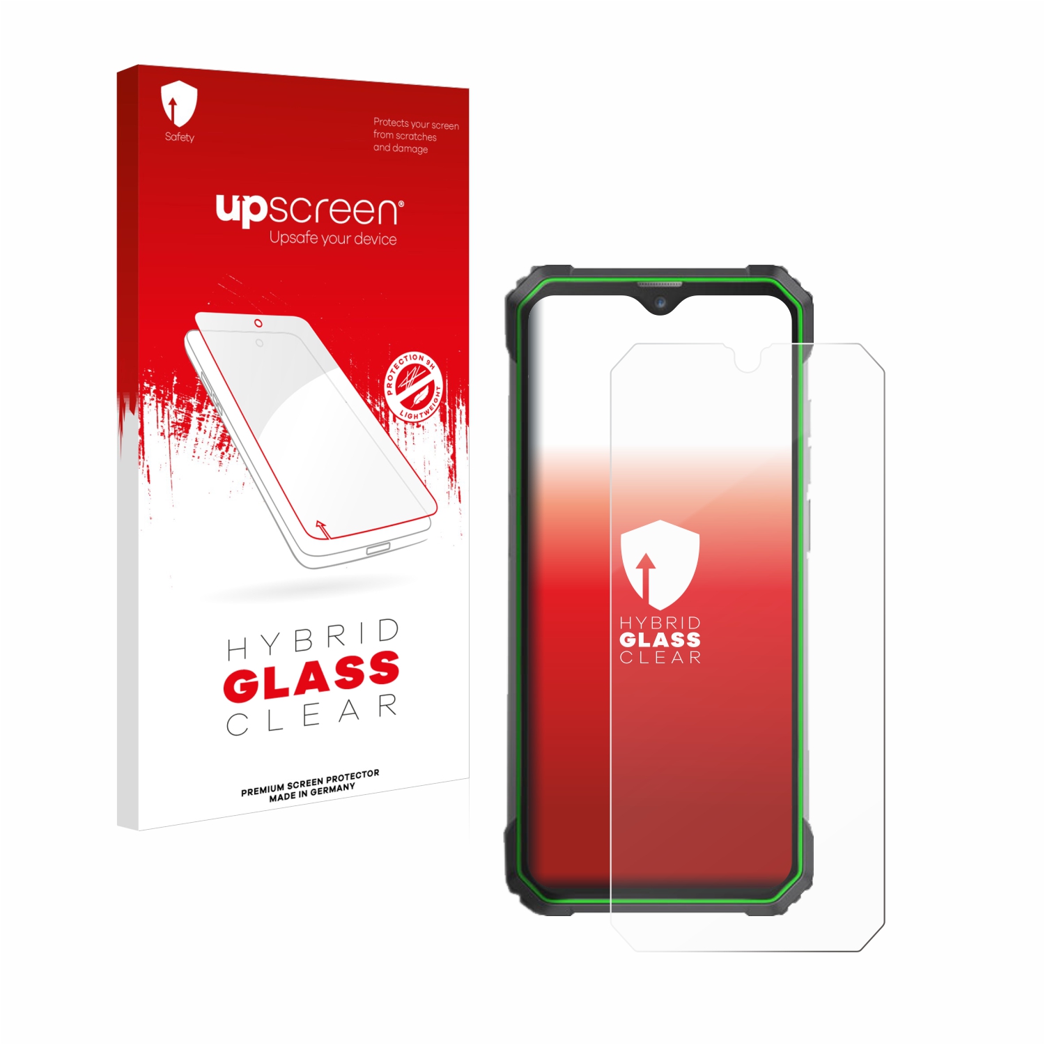 čirá skleněná fólie upscreen Hybrid Glas pro Blackview BL8800 5G