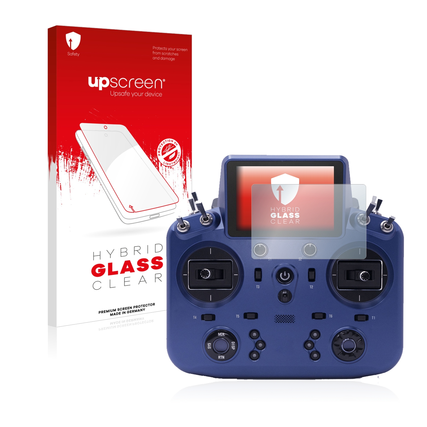 čirá skleněná fólie upscreen Hybrid Glas pro FrSky Tandem X18