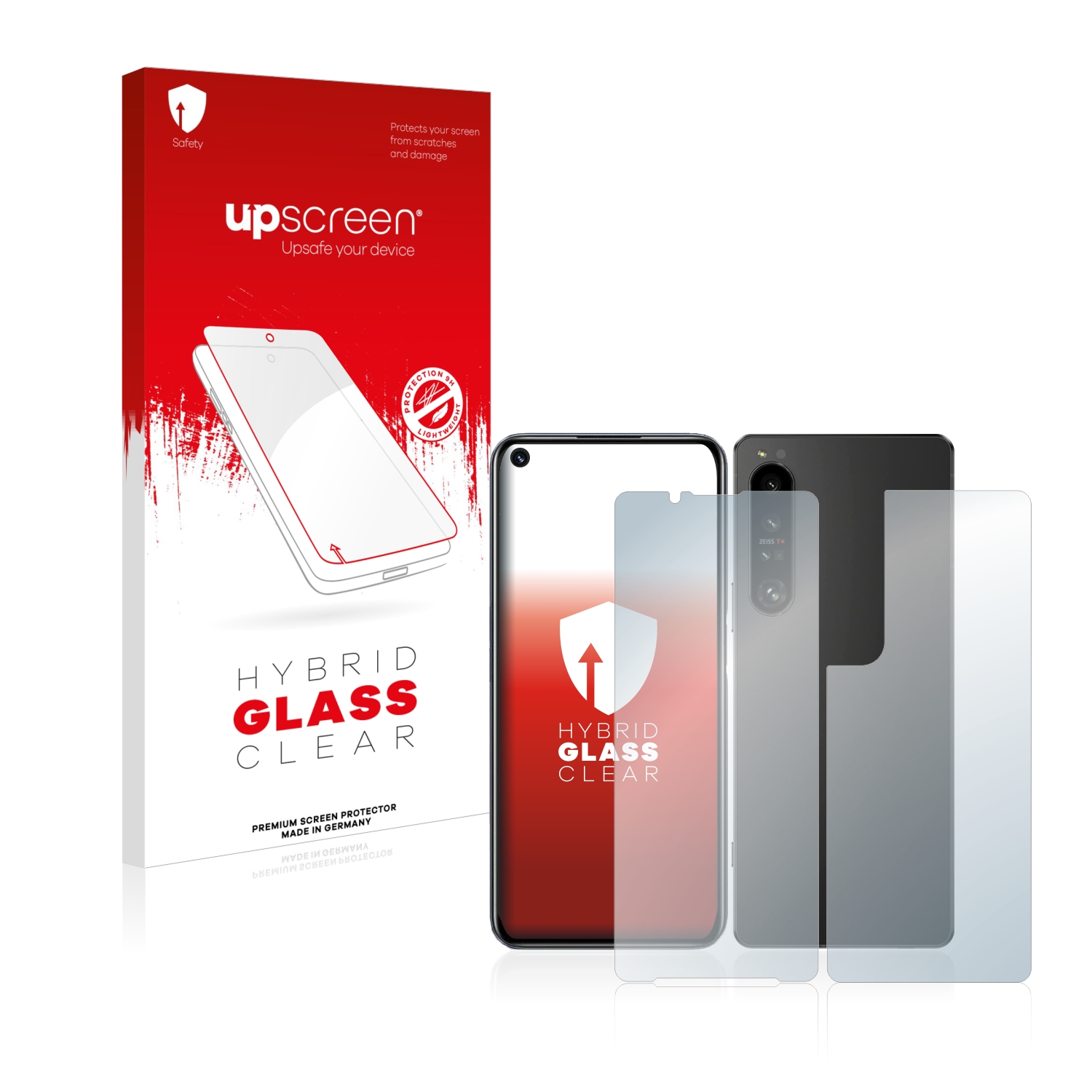 čirá skleněná fólie upscreen Hybrid Glas pro Sony Xperia 1 IV (displej+zadní strana)
