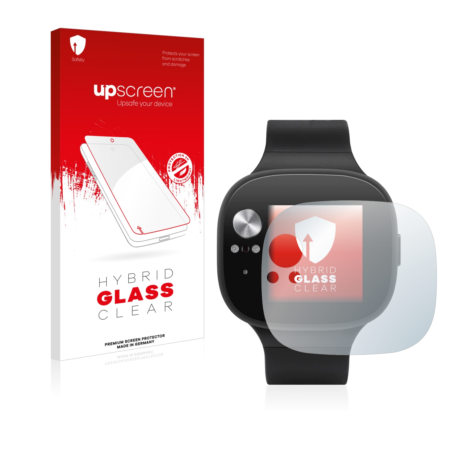 čirá skleněná fólie upscreen Hybrid Glas pro ASUS Vivowatch BP