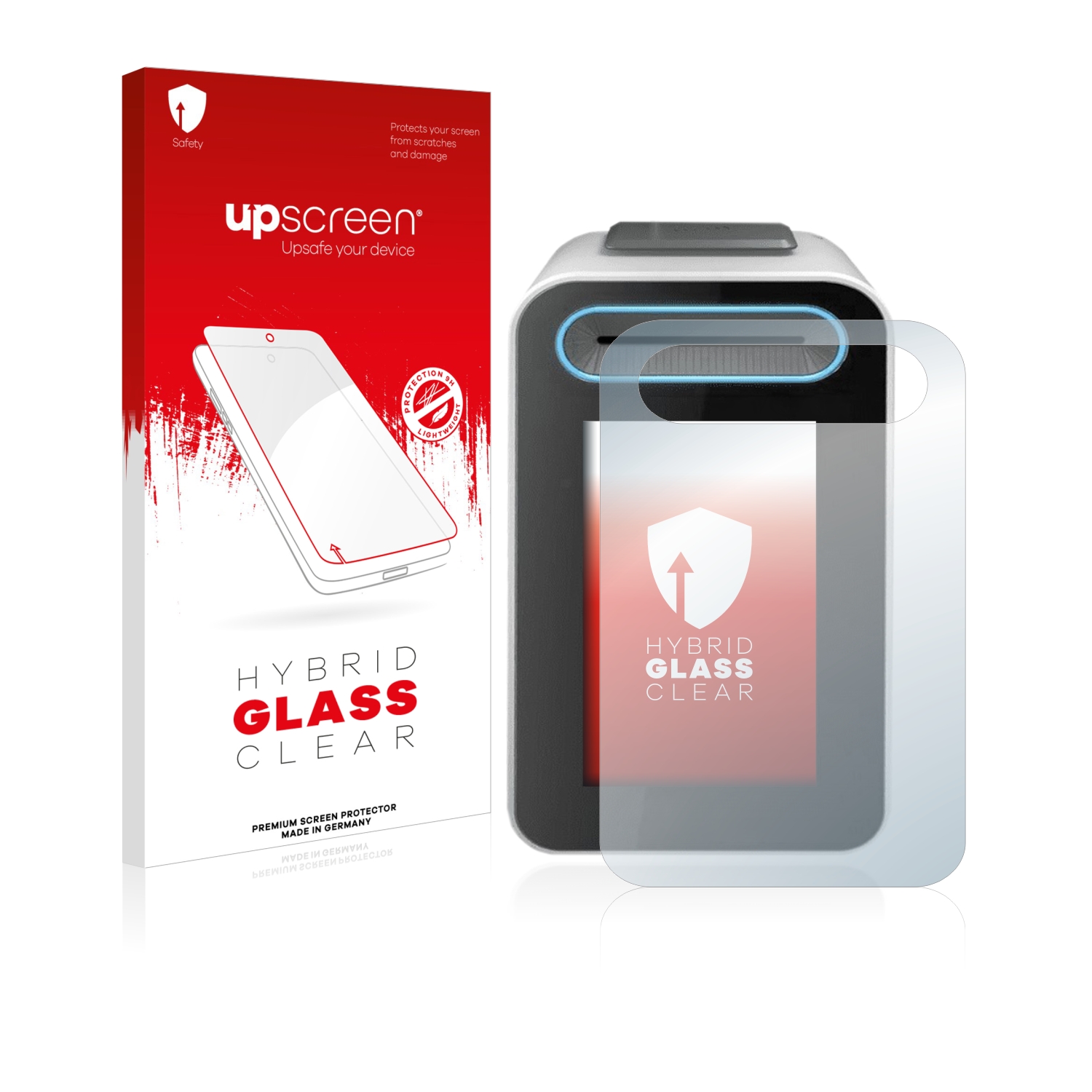 čirá skleněná fólie upscreen Hybrid Glas pro Cherry eHealth Terminal ST-1506