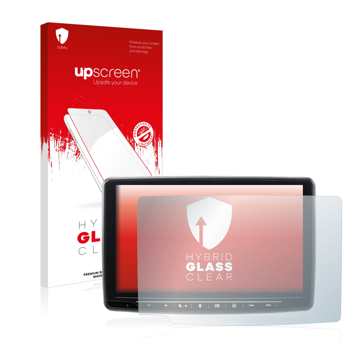 čirá skleněná fólie upscreen Hybrid Glas pro Alpine INE-F904DC