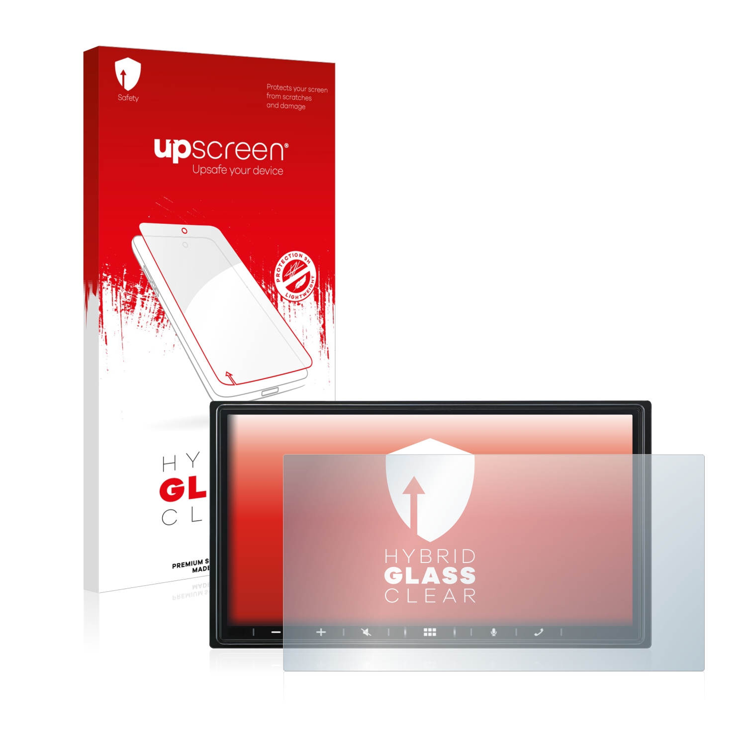 čirá skleněná fólie upscreen Hybrid Glas pro Alpine iLX-W690D