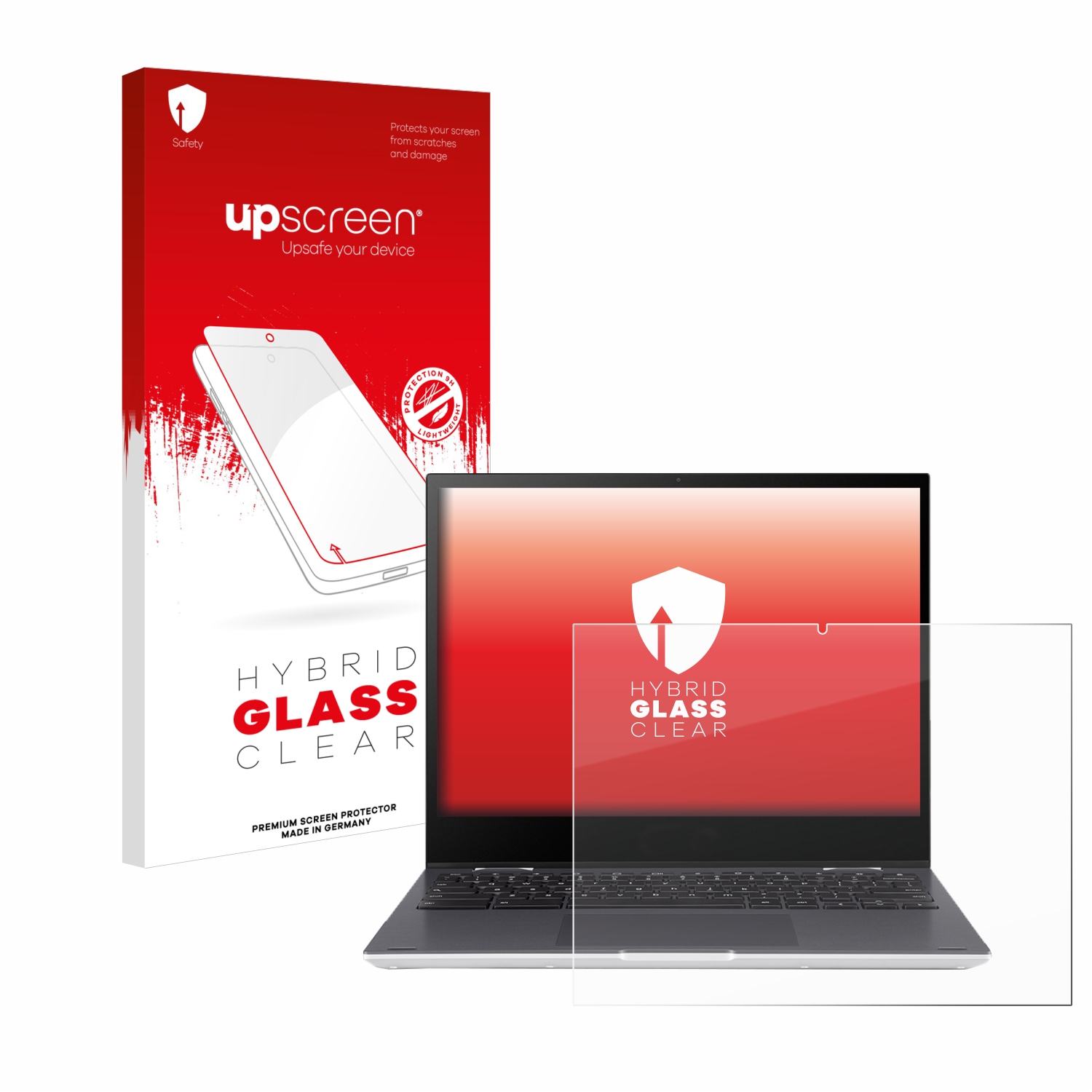 čirá skleněná fólie upscreen Hybrid Glas pro ASUS Chromebook Flip CM3