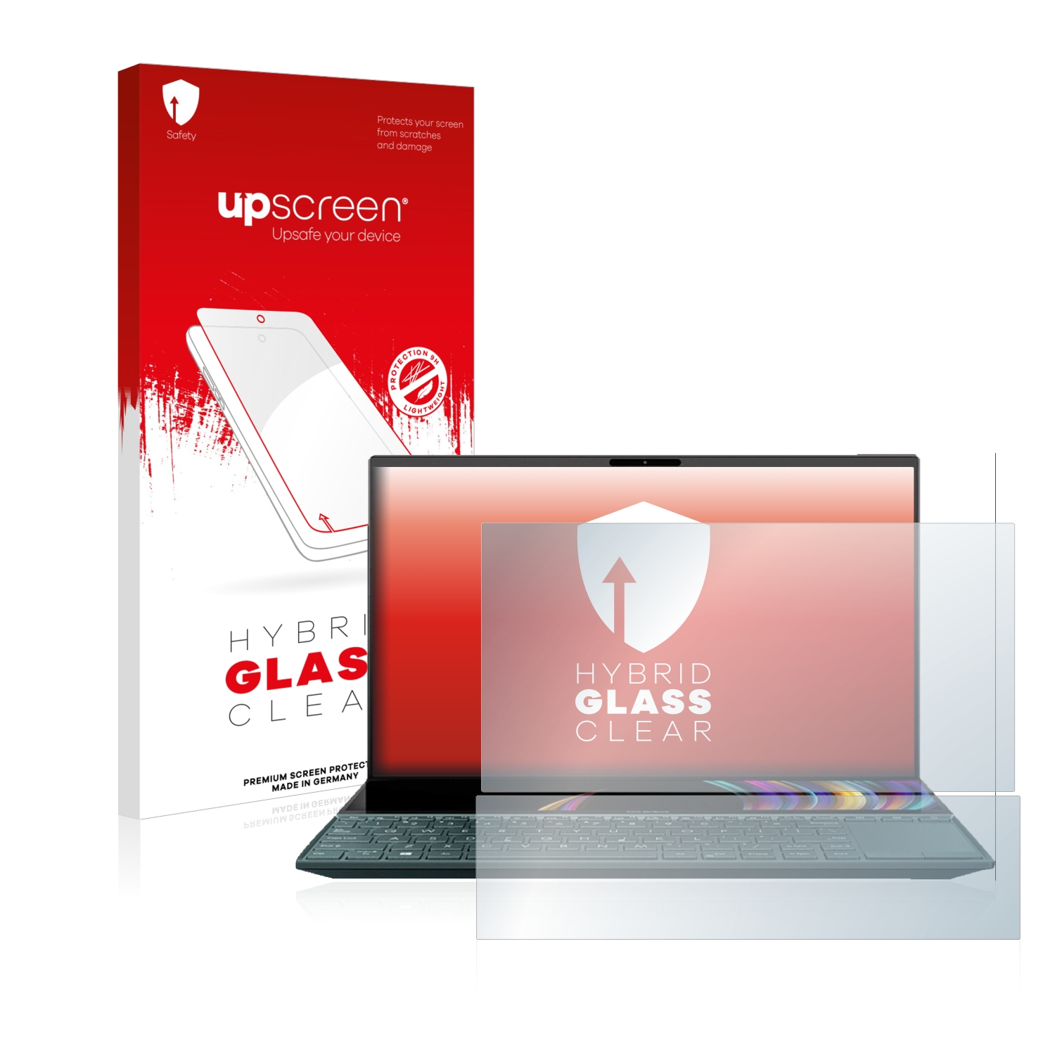 čirá skleněná fólie upscreen Hybrid Glas pro ASUS ZenBook Duo 14 UX481