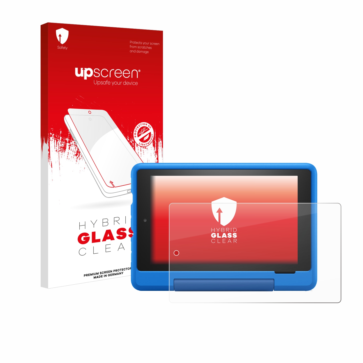 čirá skleněná fólie upscreen Hybrid Glas pro Amazon Fire 7 Kids Pro (2019)