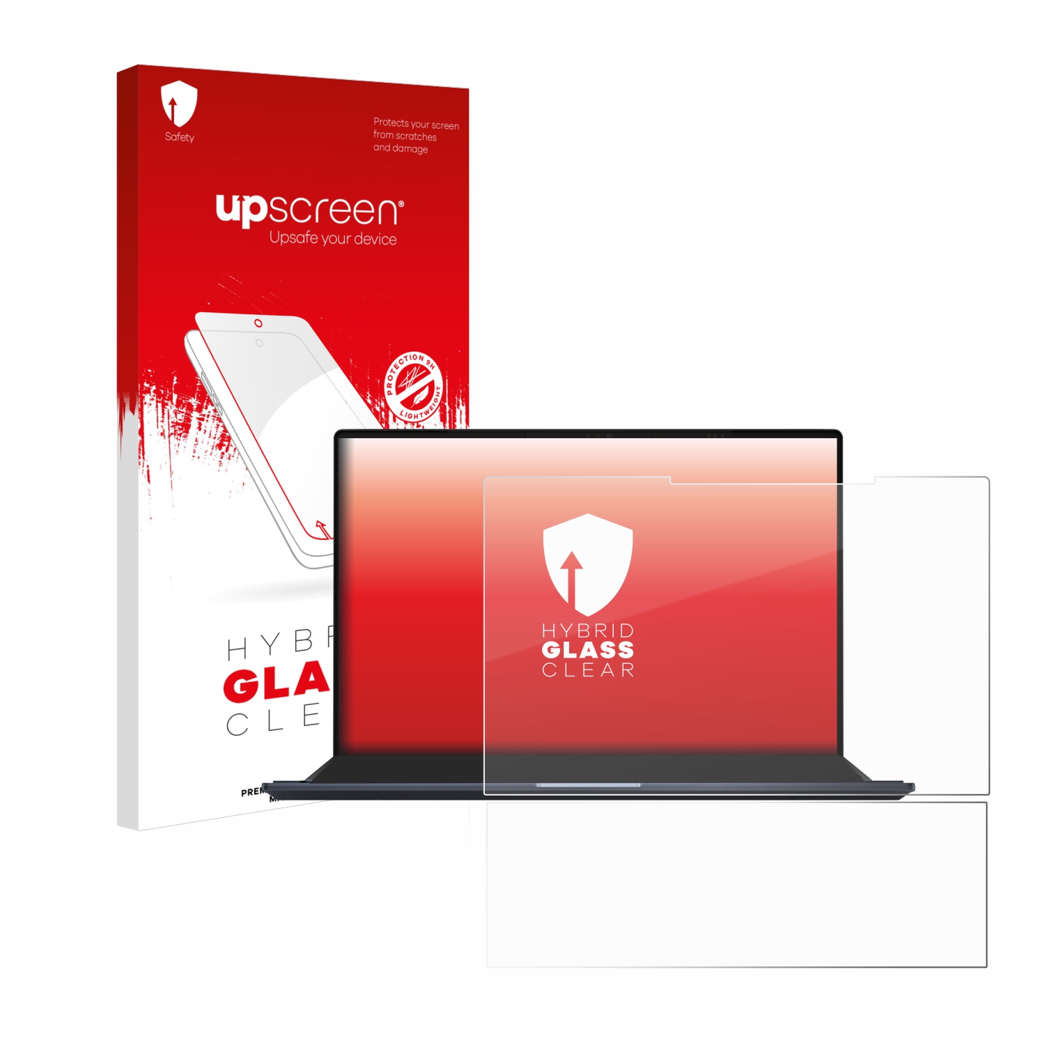 čirá skleněná fólie upscreen Hybrid Glas pro ASUS ZenBook Pro 14 Duo OLED UX8402