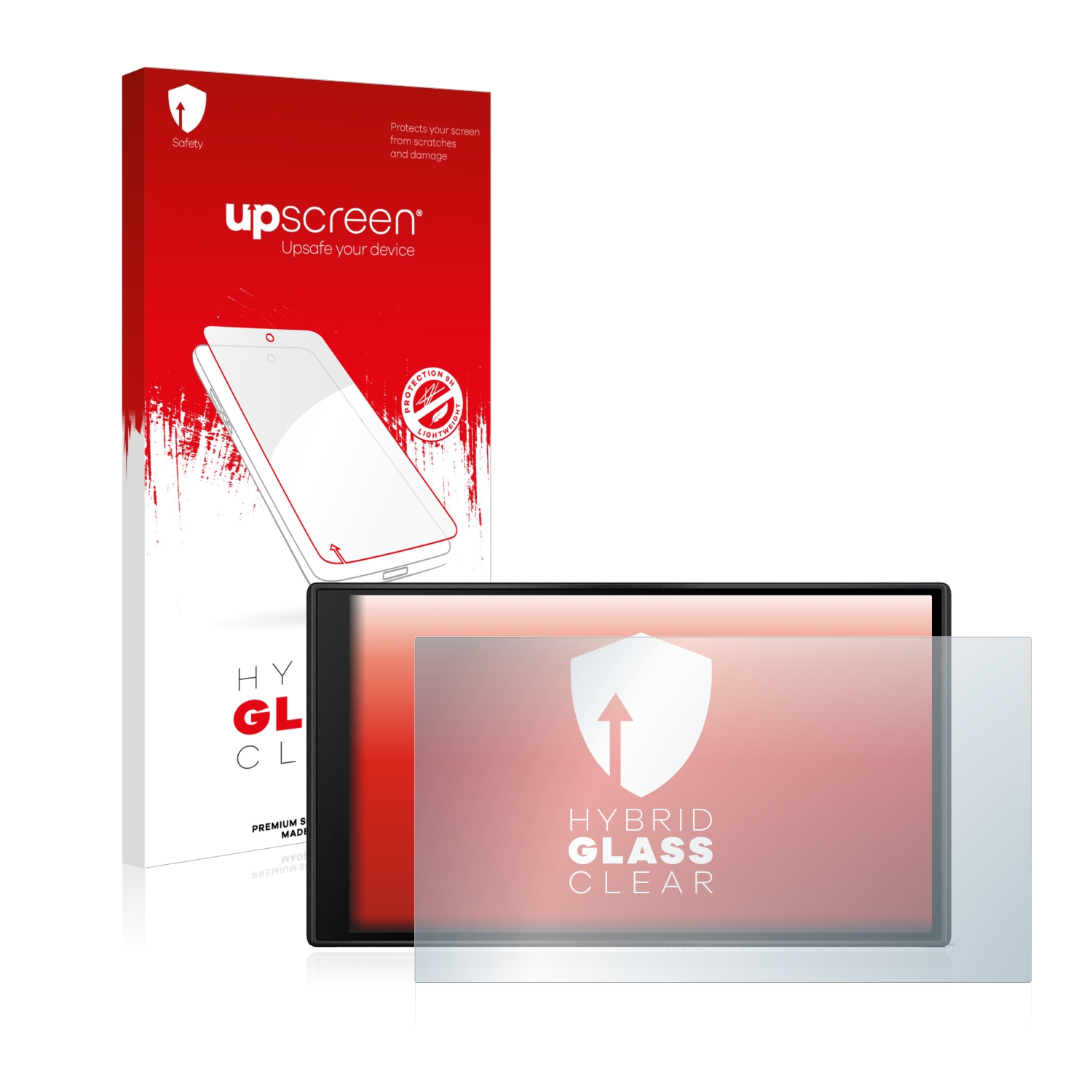 čirá skleněná fólie upscreen Hybrid Glas pro Garmin dezl LGV610