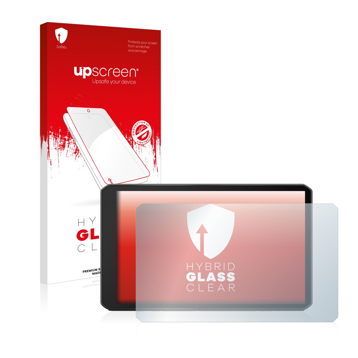 čirá skleněná fólie upscreen Hybrid Glas pro Garmin dezl LGV710