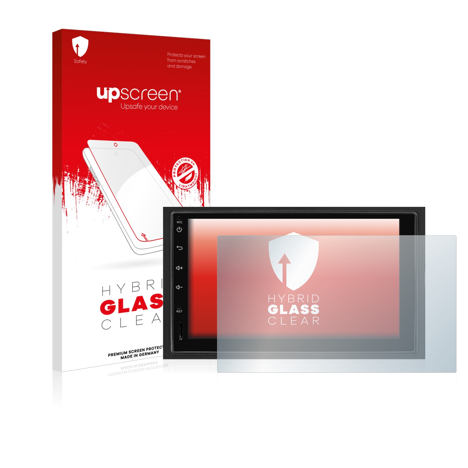 čirá skleněná fólie upscreen Hybrid Glas pro Eonon Q04PRO