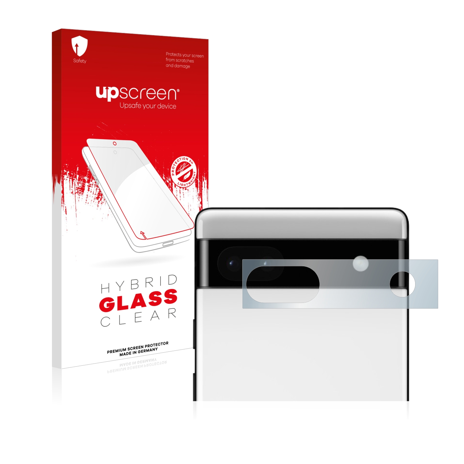 čirá skleněná fólie upscreen Hybrid Glas pro Google Pixel 6a (pouze kamera)