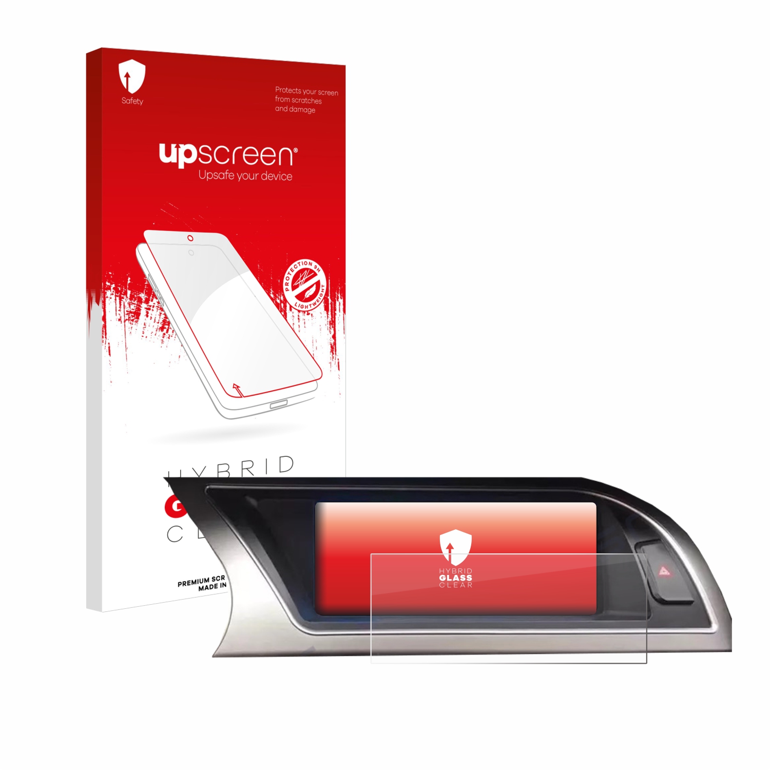 čirá skleněná fólie upscreen Hybrid Glas pro Audi Audi A4 B8 (2012-2015) MMI Navigation Plus 7
