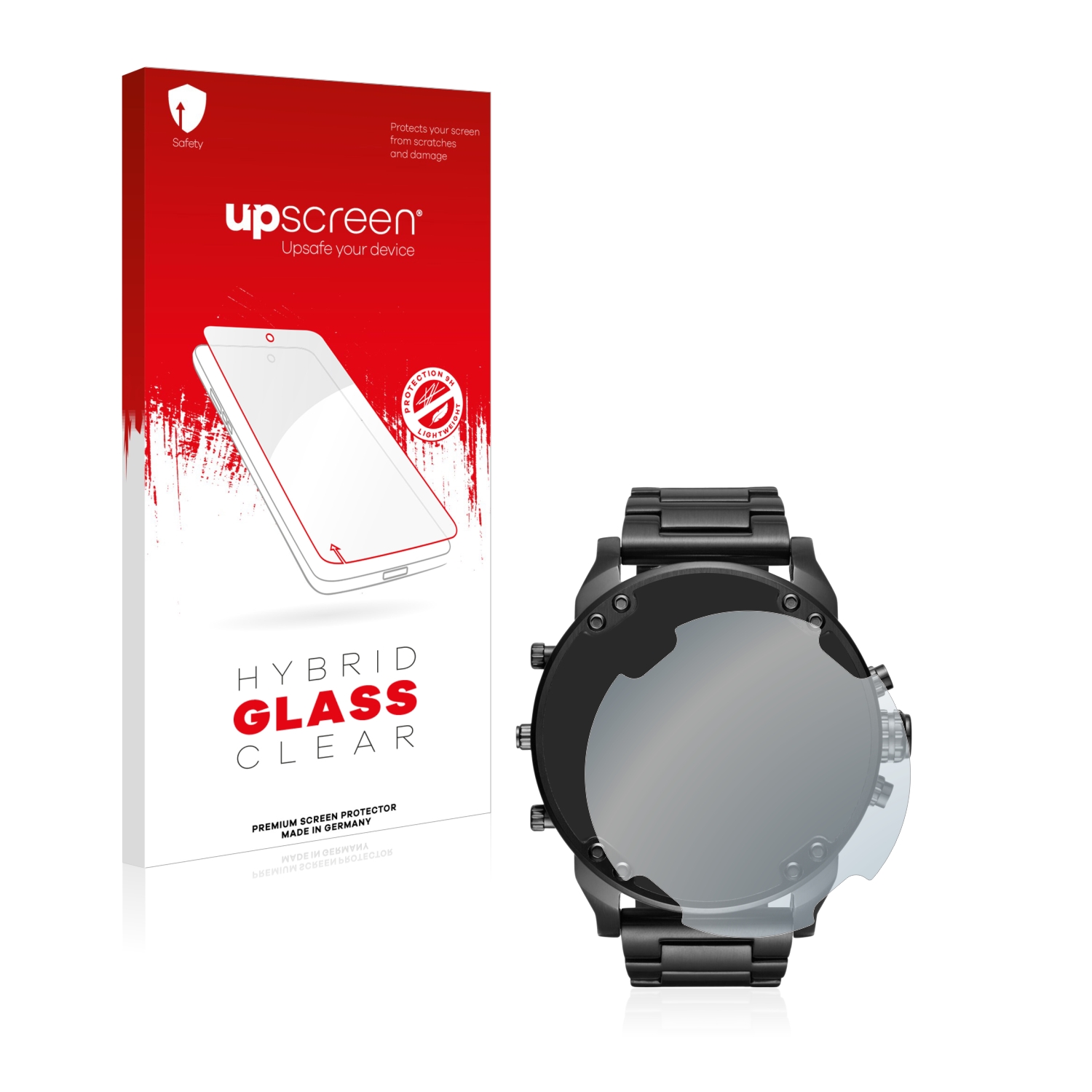 čirá skleněná fólie upscreen Hybrid Glas pro Diesel DZ7395 Mr. Daddy 2.0