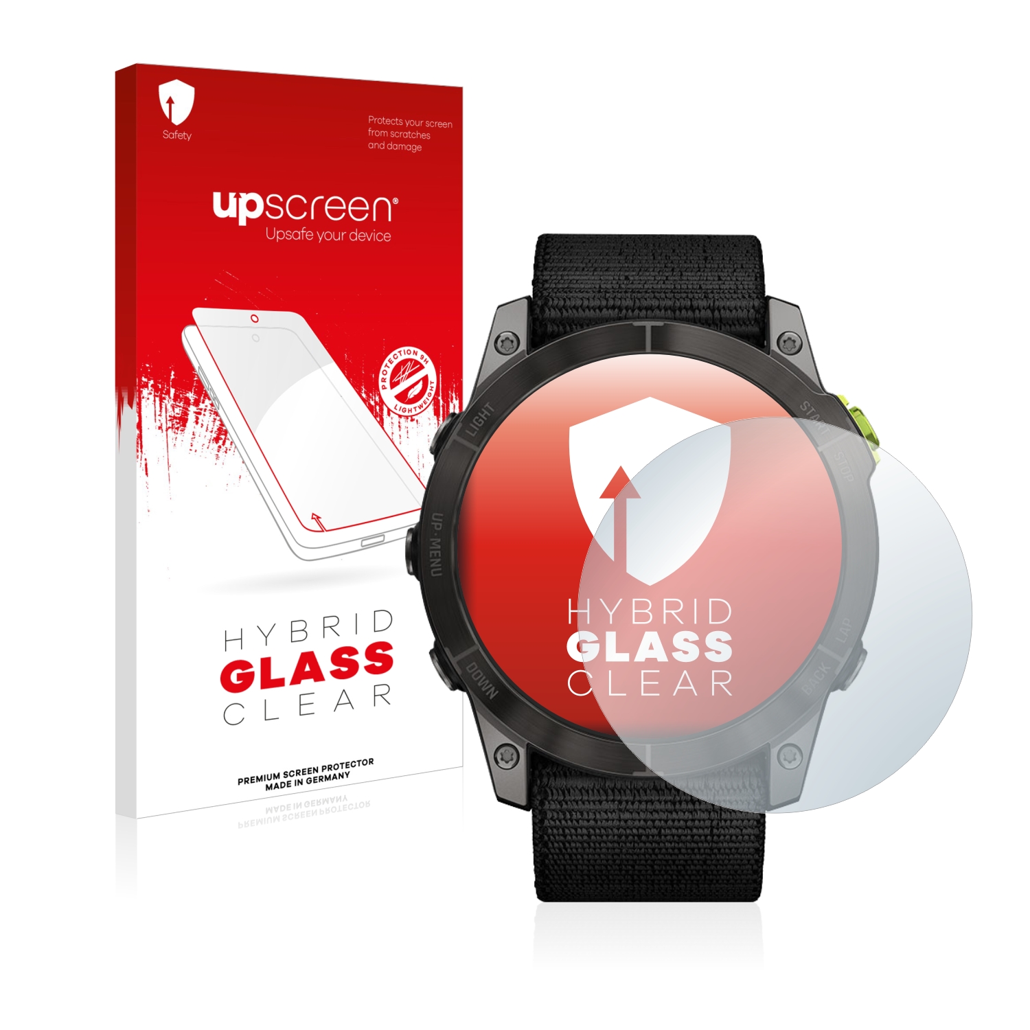 čirá skleněná fólie upscreen Hybrid Glas pro Garmin Enduro 2