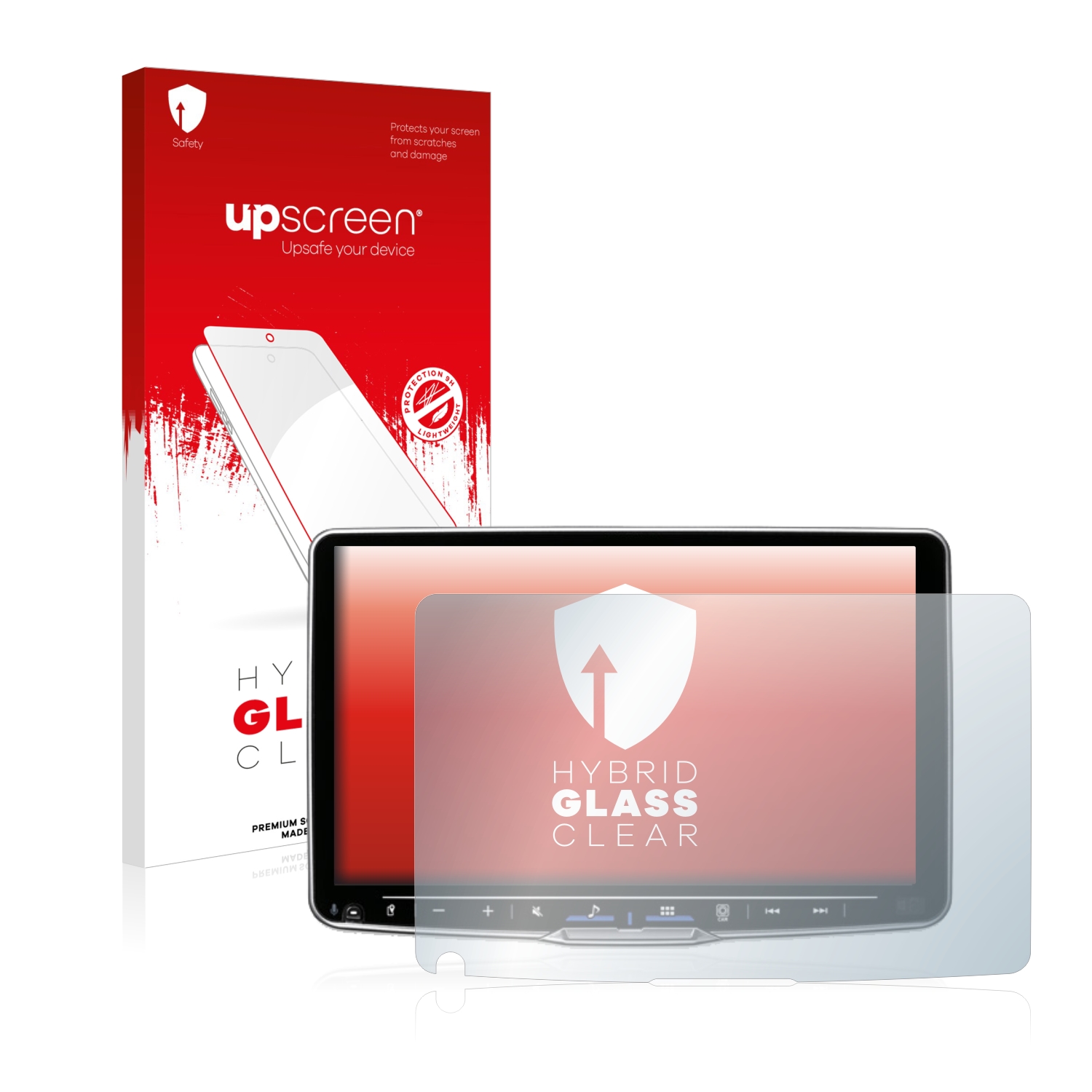 čirá skleněná fólie upscreen Hybrid Glas pro Alpine iLX-F905D