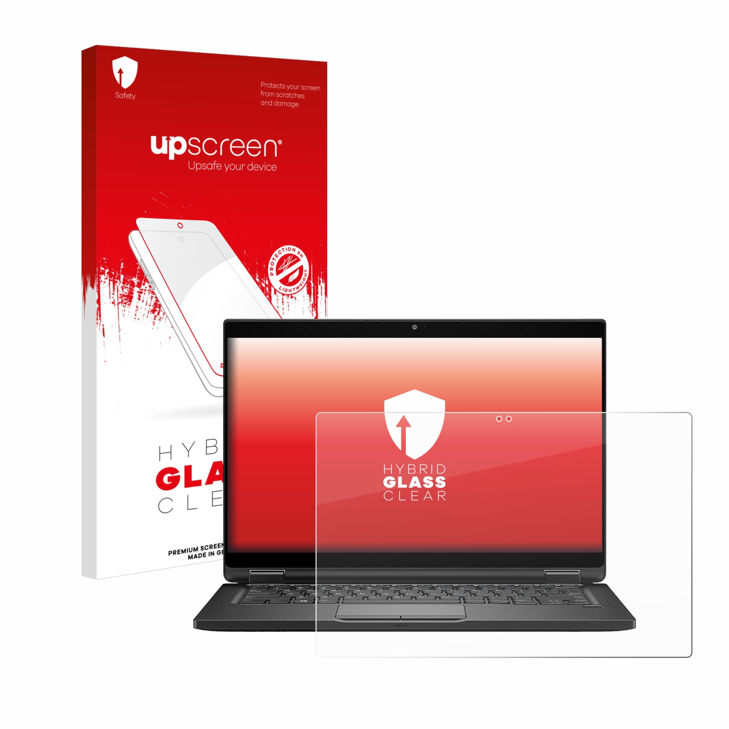 čirá skleněná fólie upscreen Hybrid Glas pro Dell Latitude 7390 2-in-1 Business