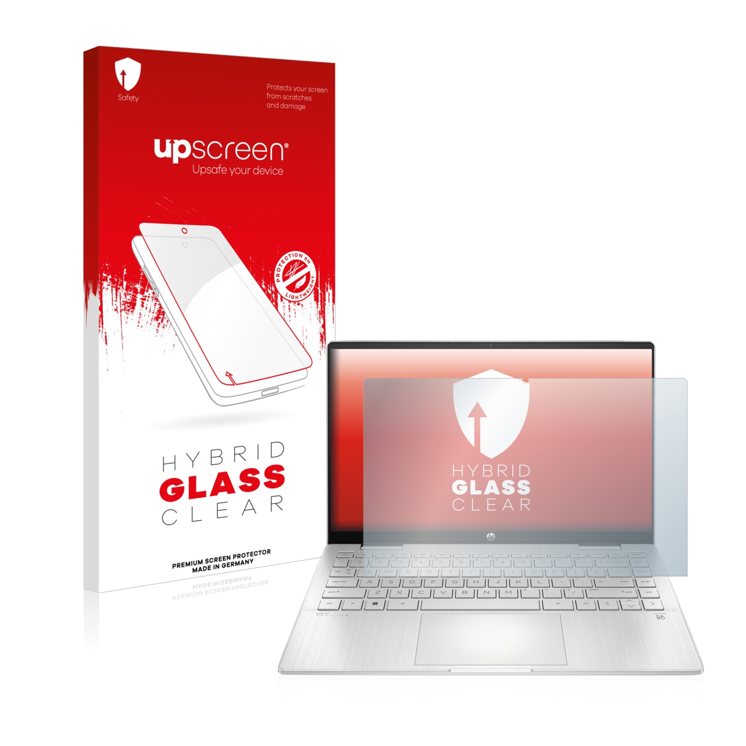 čirá skleněná fólie upscreen Hybrid Glas pro HP Pavilion x360 (14-eX)