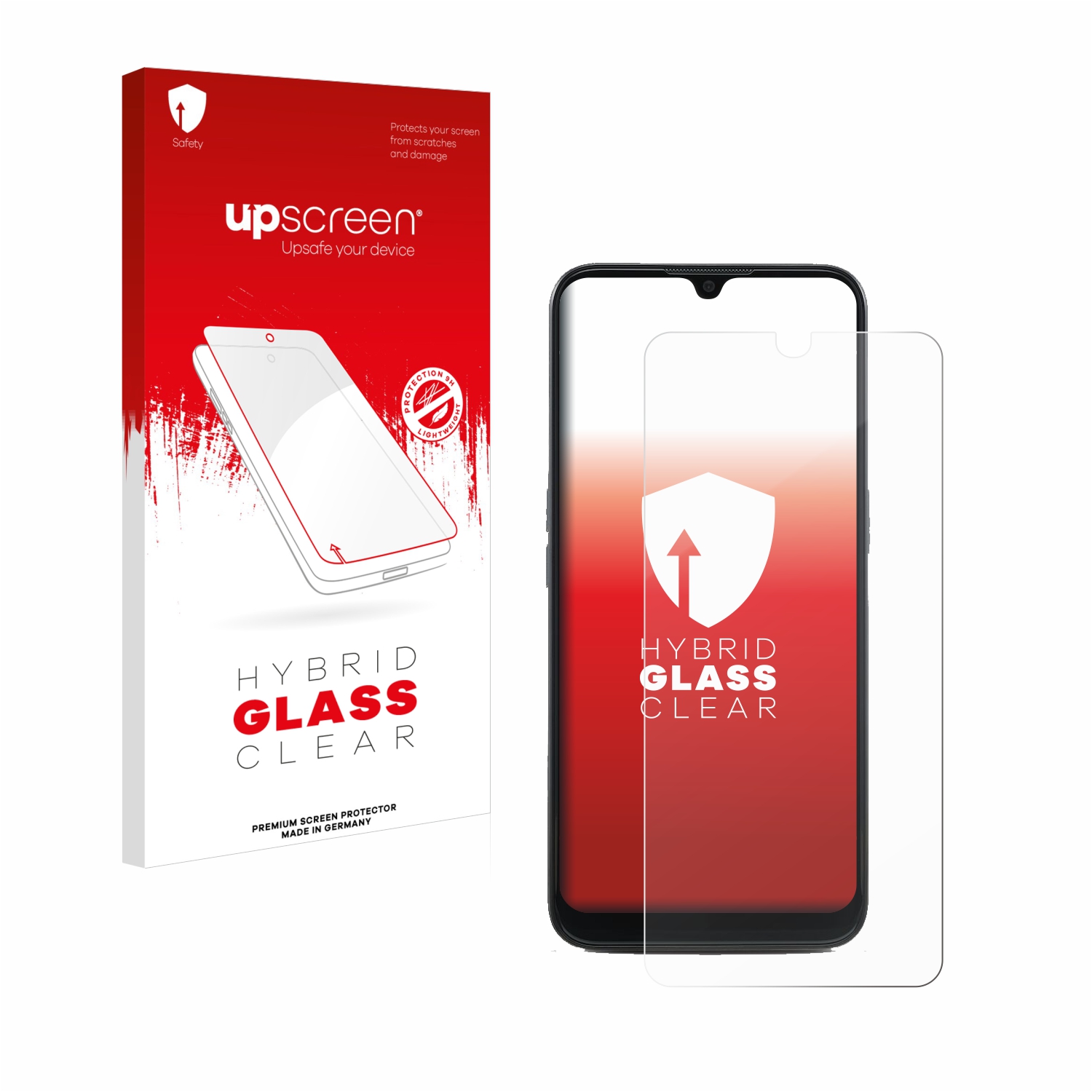 čirá skleněná fólie upscreen Hybrid Glas pro Doro 8100