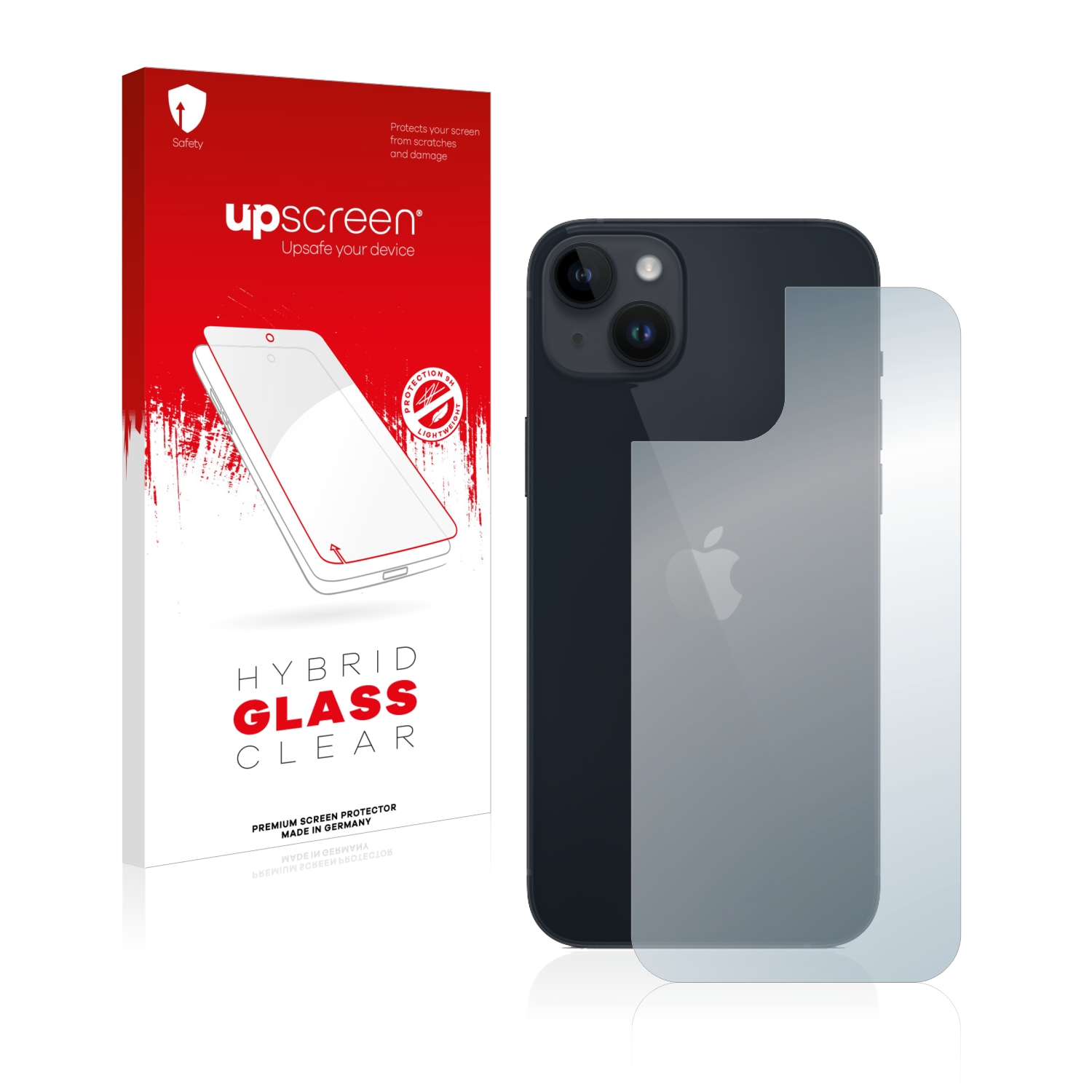 čirá skleněná fólie upscreen Hybrid Glas pro Apple iPhone 14 Plus (zadní strana)