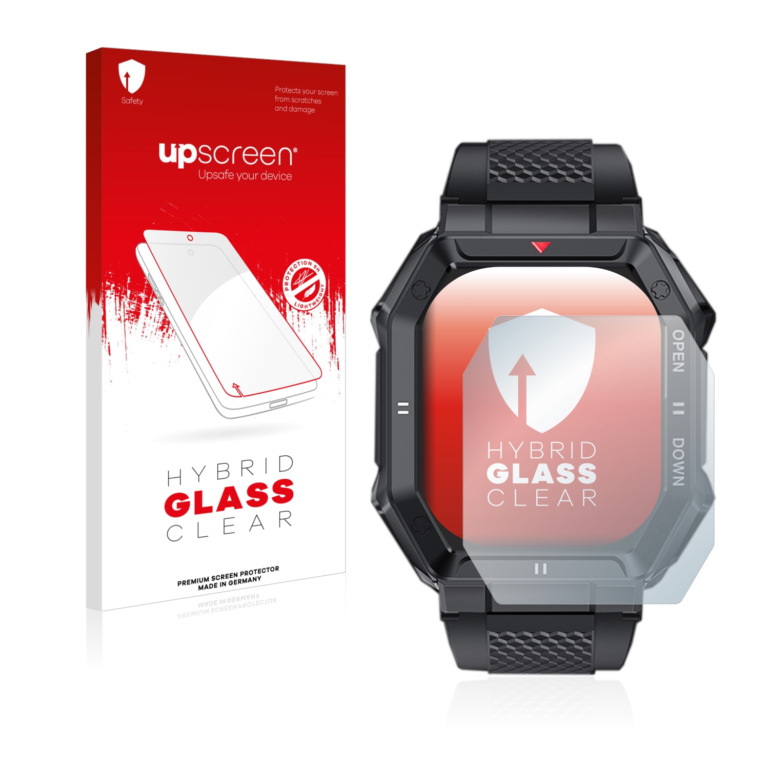 čirá skleněná fólie upscreen Hybrid Glas pro Gainbang K55